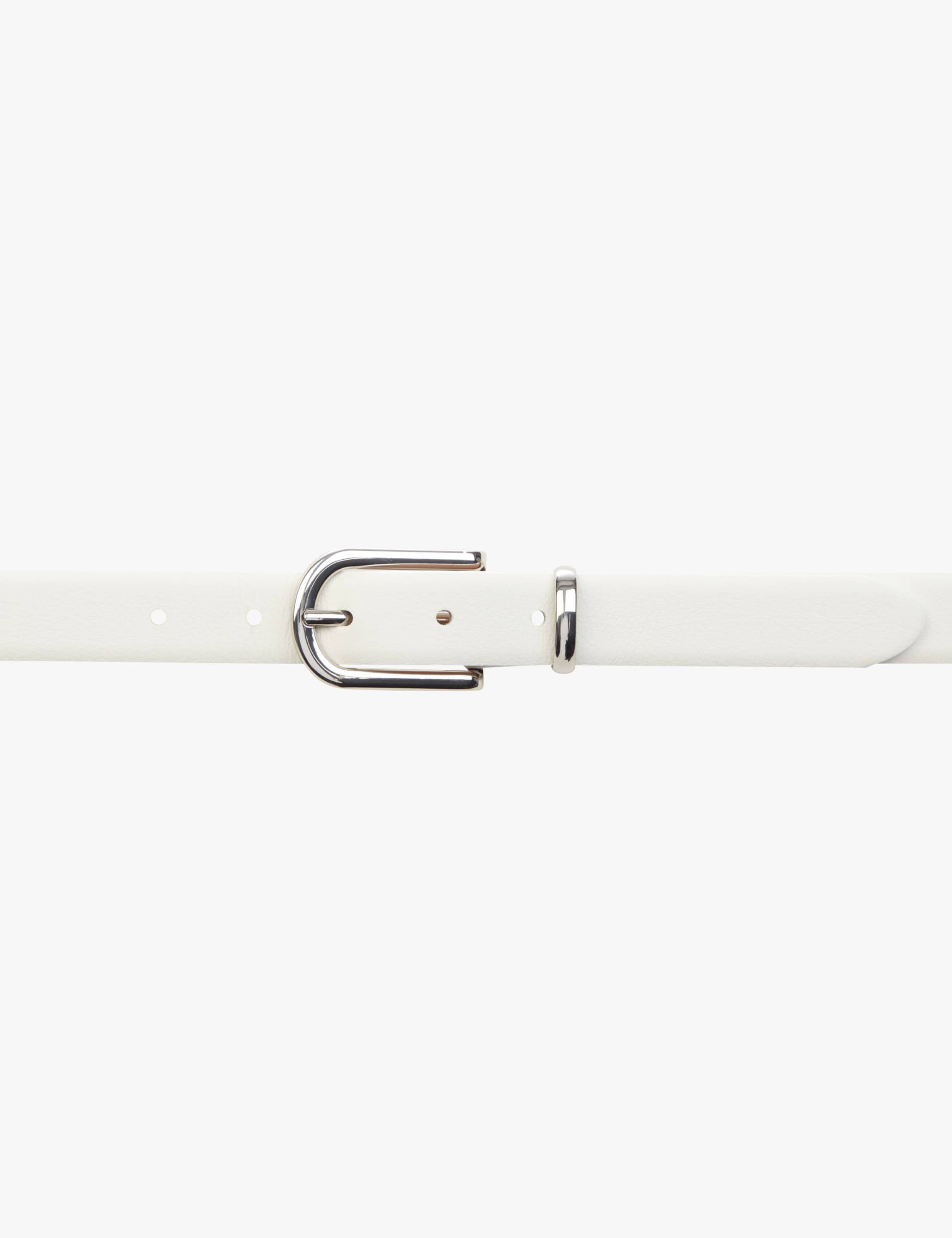 Dames Style DAMES RIEM Crème Wit  Beel achterkant