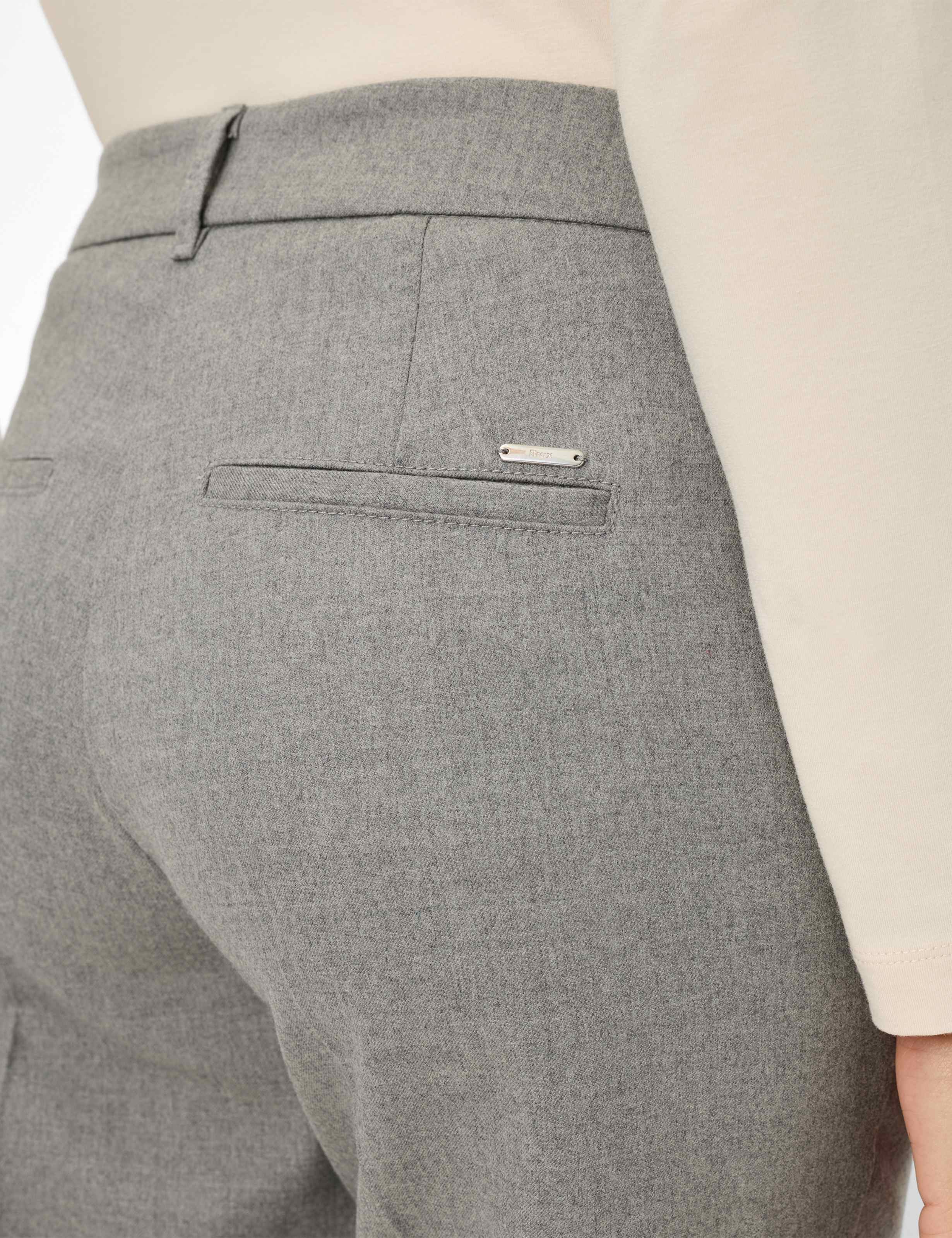 Dames Style MARON Mediumgrijs Regular Fit Detail 2