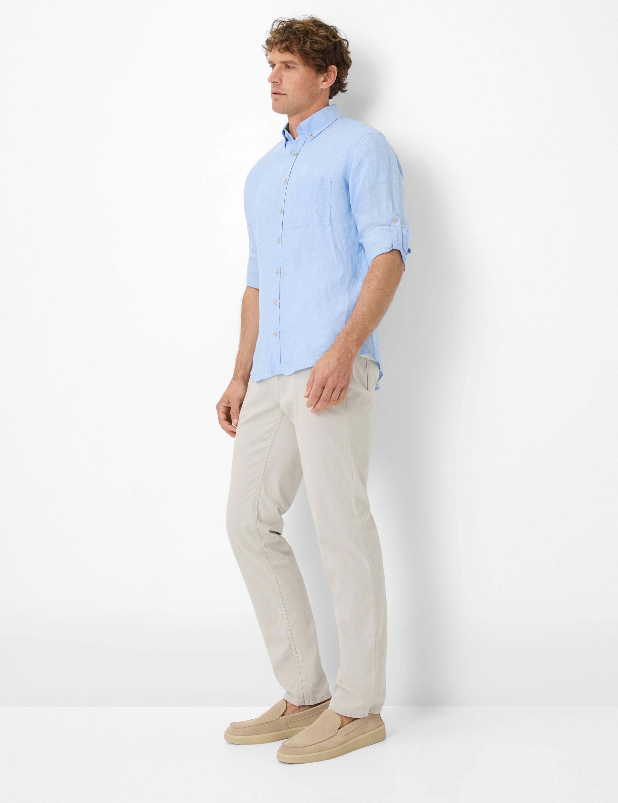 Homme Style DIRK Bleu Clair  Tenue du mannequin