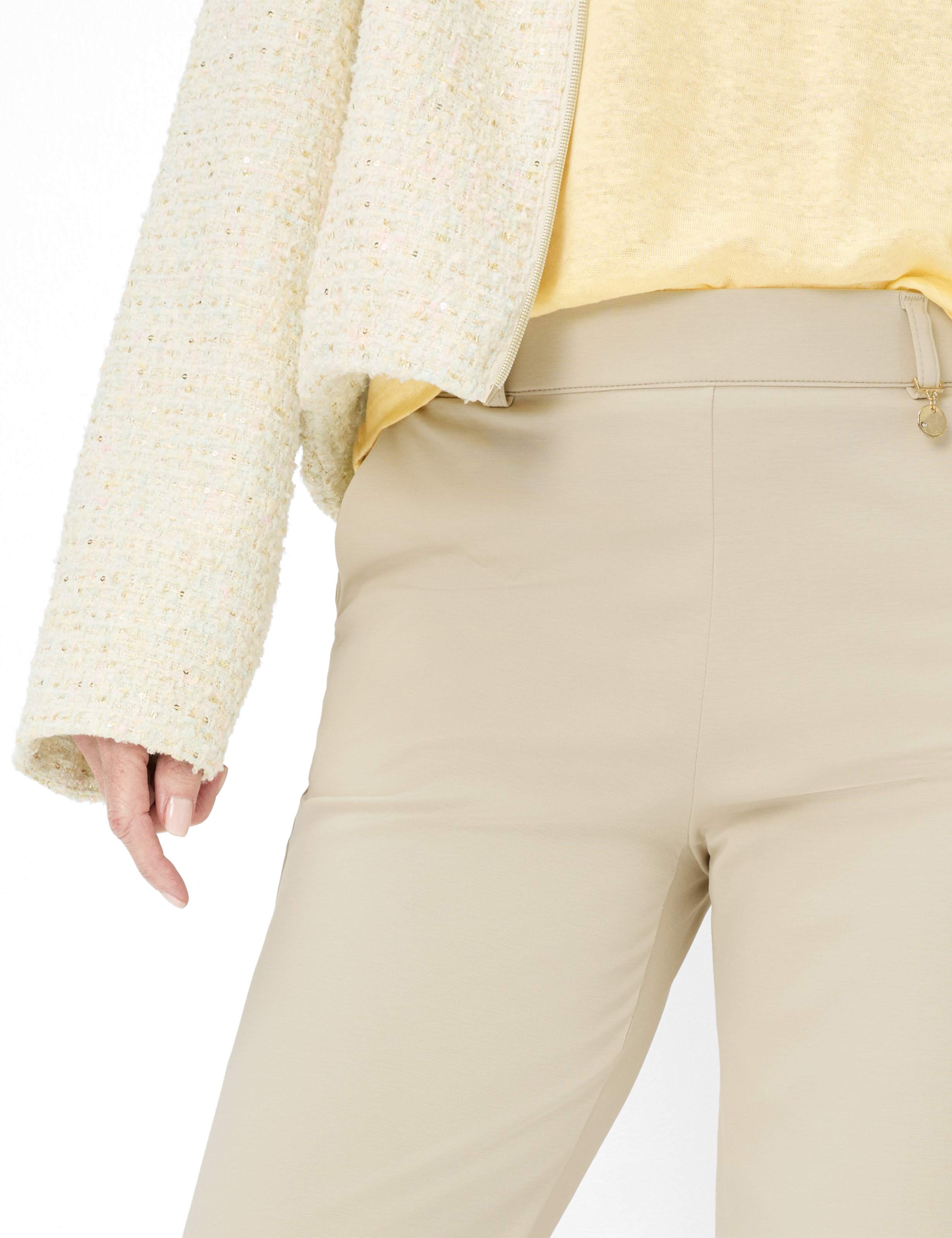 Damen Style LILLYTH FLARED Hellbeige Super Slim Fit Detail 1