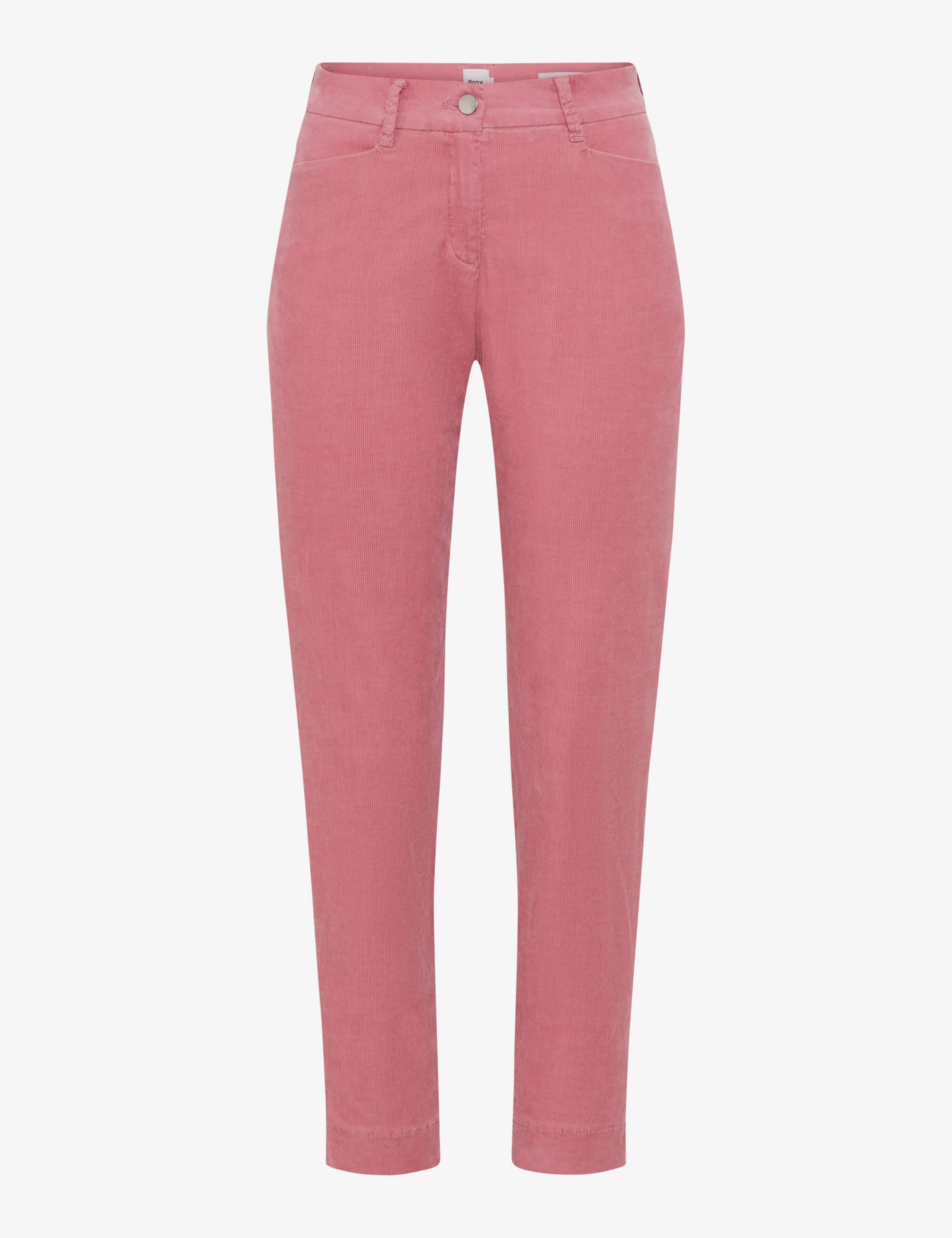 Brax Dames Flatfrontbroek  Style MARA S FLAMINGO, roze, maat 34
