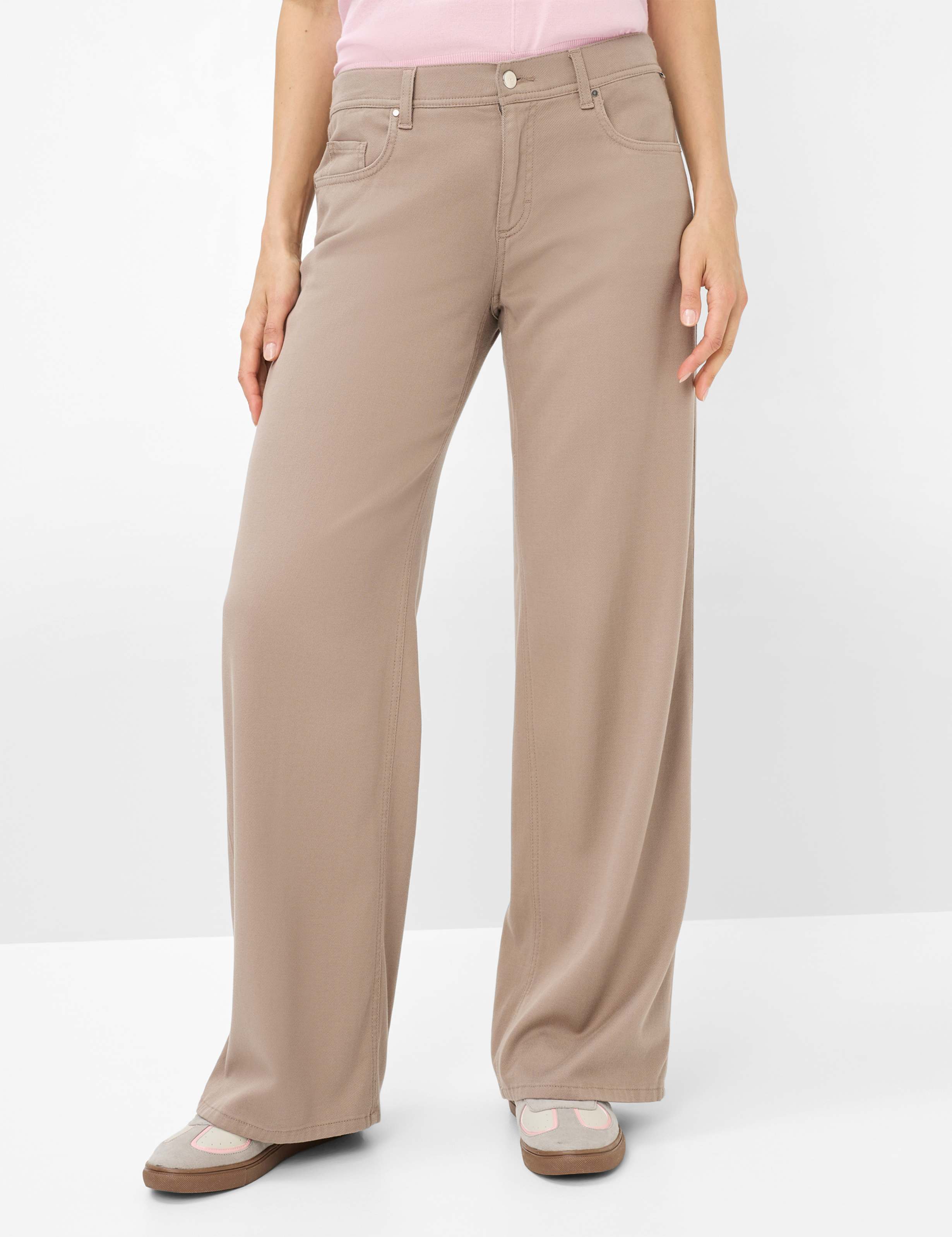 Thumbnail - Brax Damen Five-Pocket-Hose Style MORGAN TAUPE, braun, Gr. 42