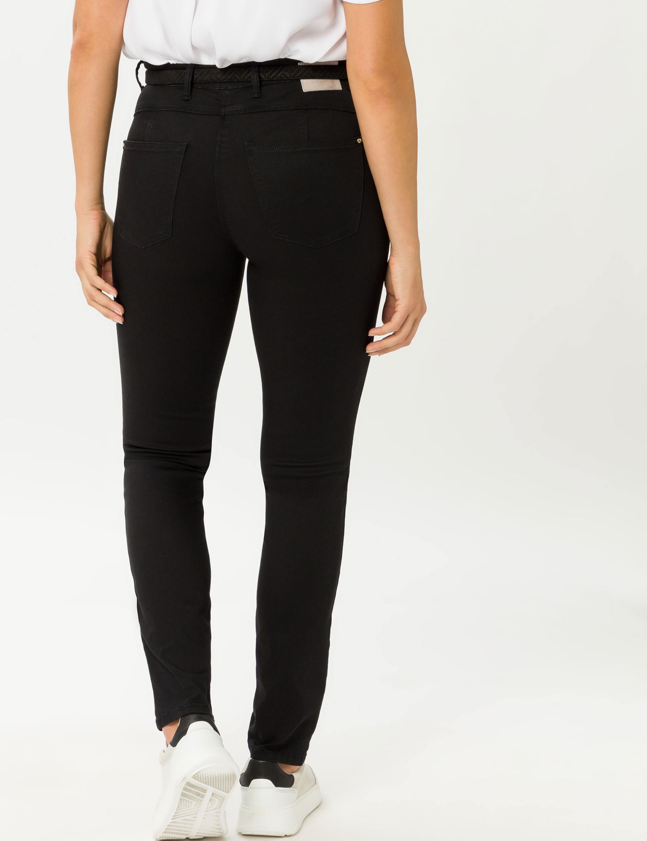 Damen Style LUCA Denim Schwarz Super Slim Fit Model Outfit