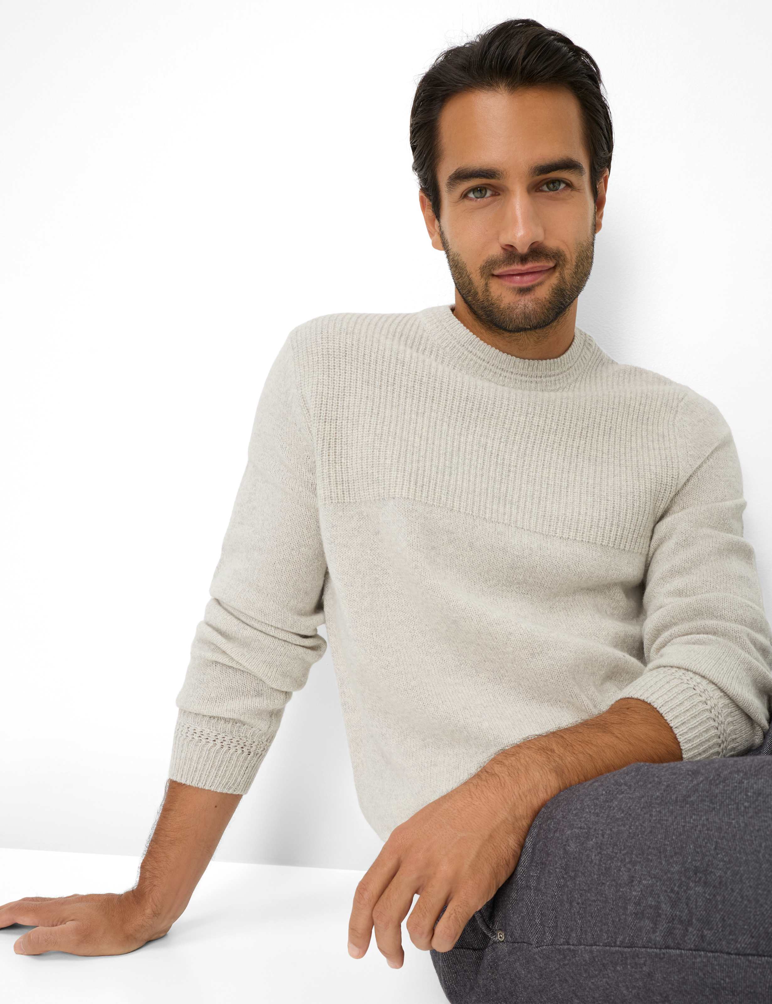 Herren Style RICK Hellgrau  Detail 1