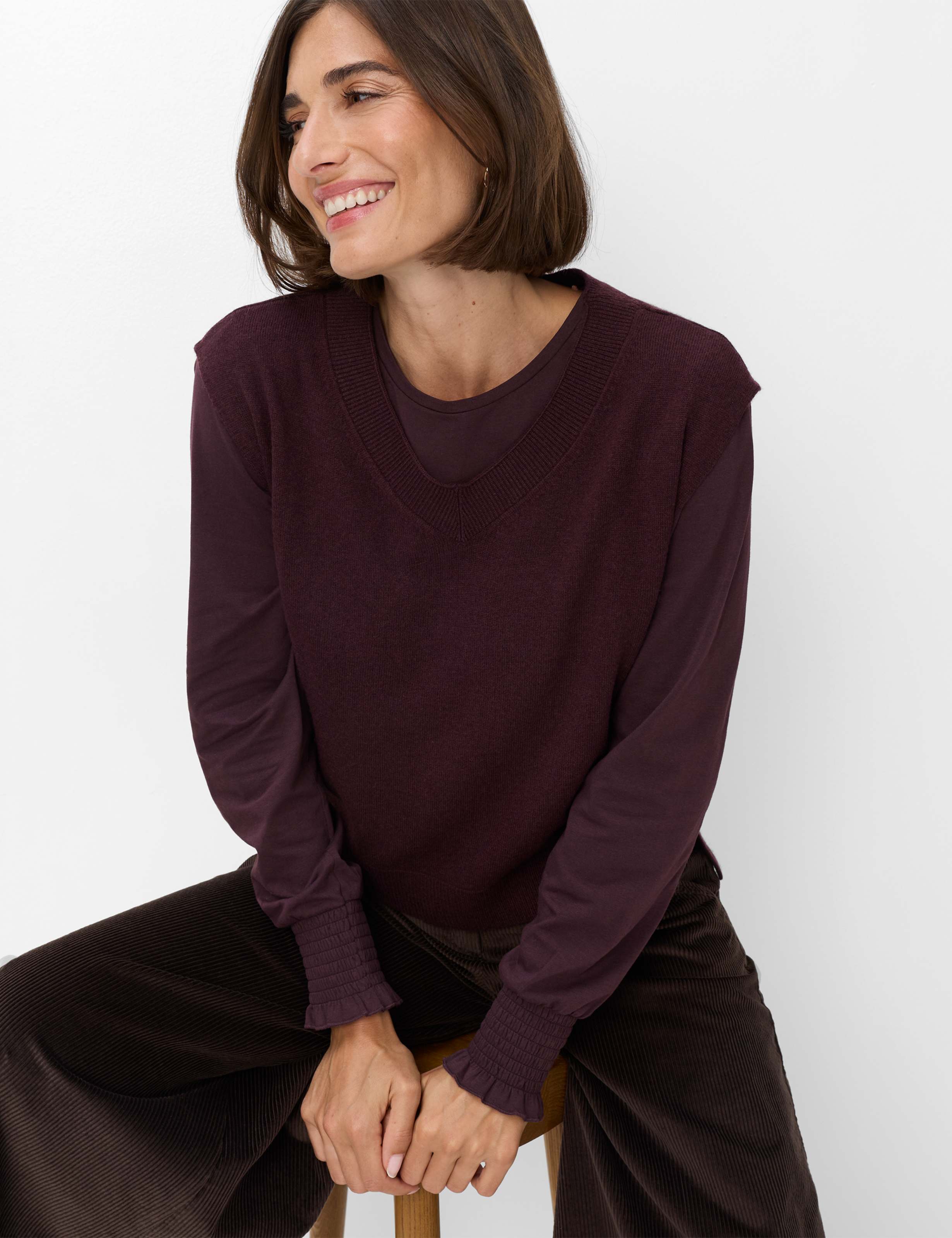 Damen Style ELISA Dunkles Lila  Detail 1