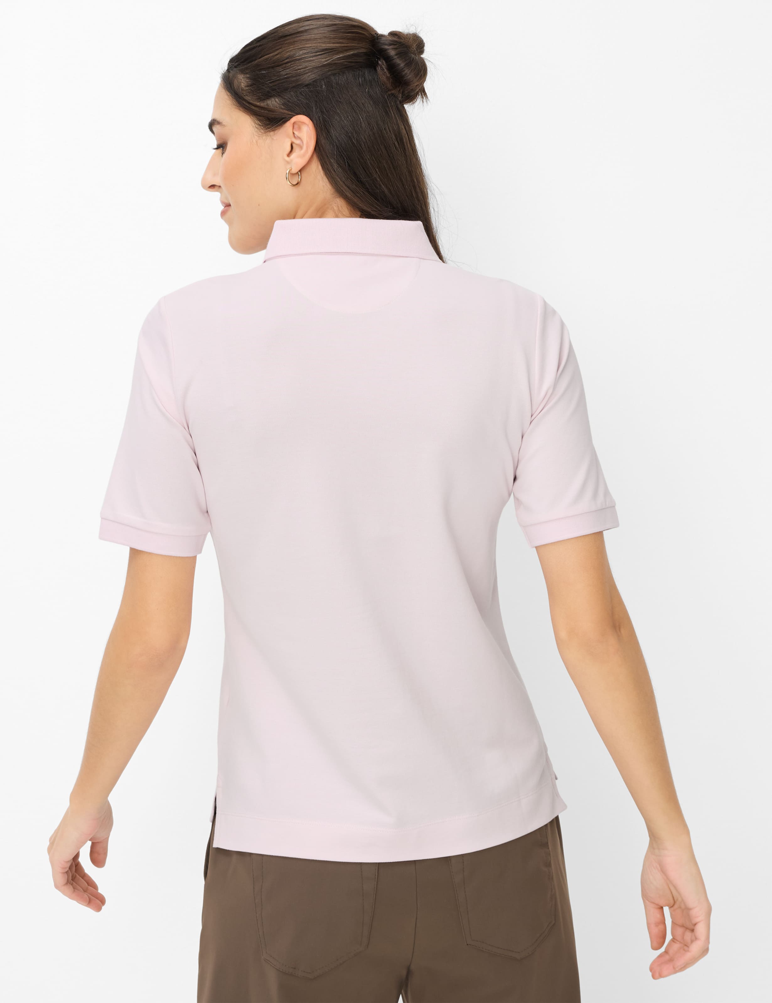 Thumbnail - Brax Damen Polo Style CLEO dusty rose, Rosa, Gr. 40