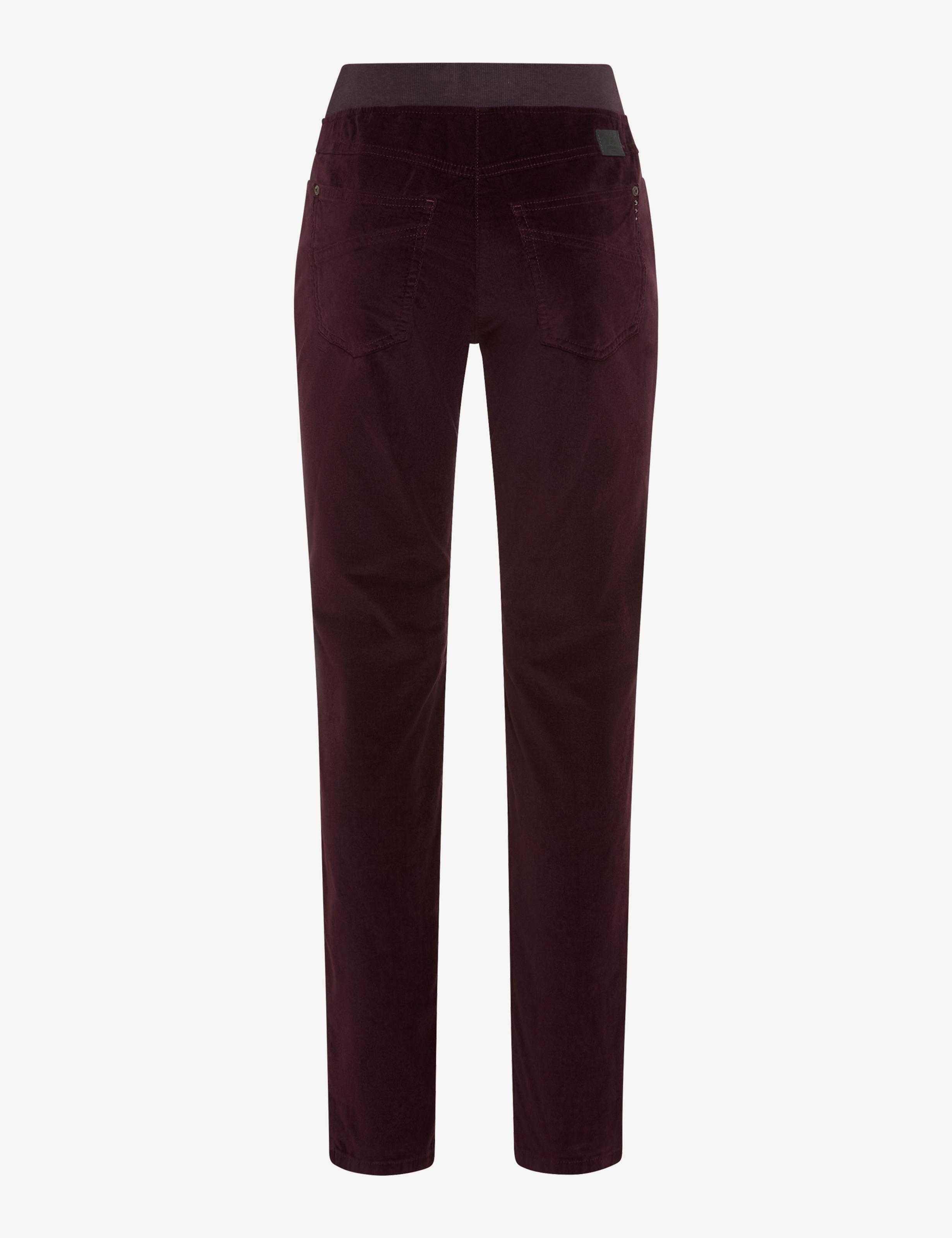 Dames Style PAMINA Donkerrood Slim Fit Beel achterkant