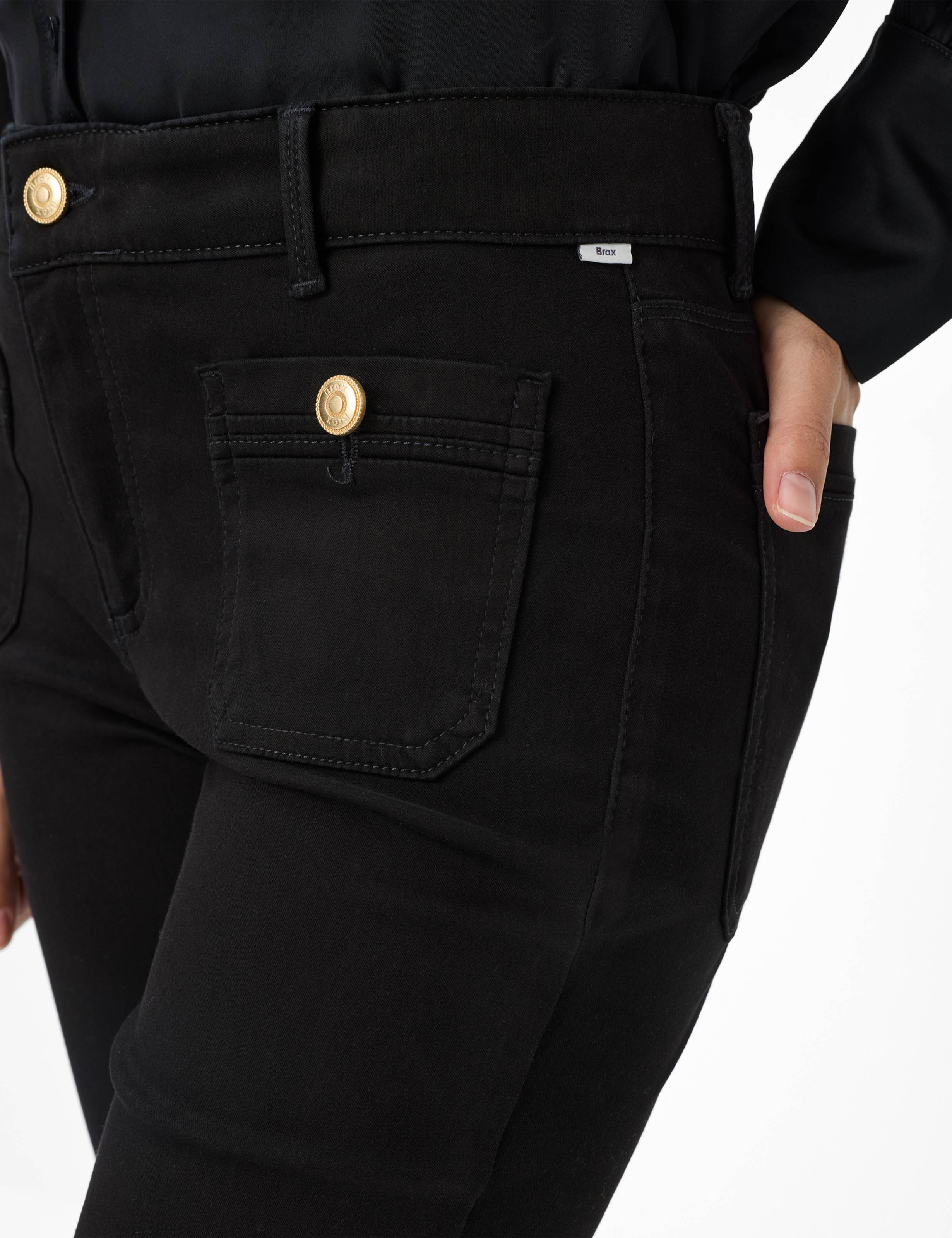 Damen Style SHAKIRA Schwarz Slim Fit Detail 2
