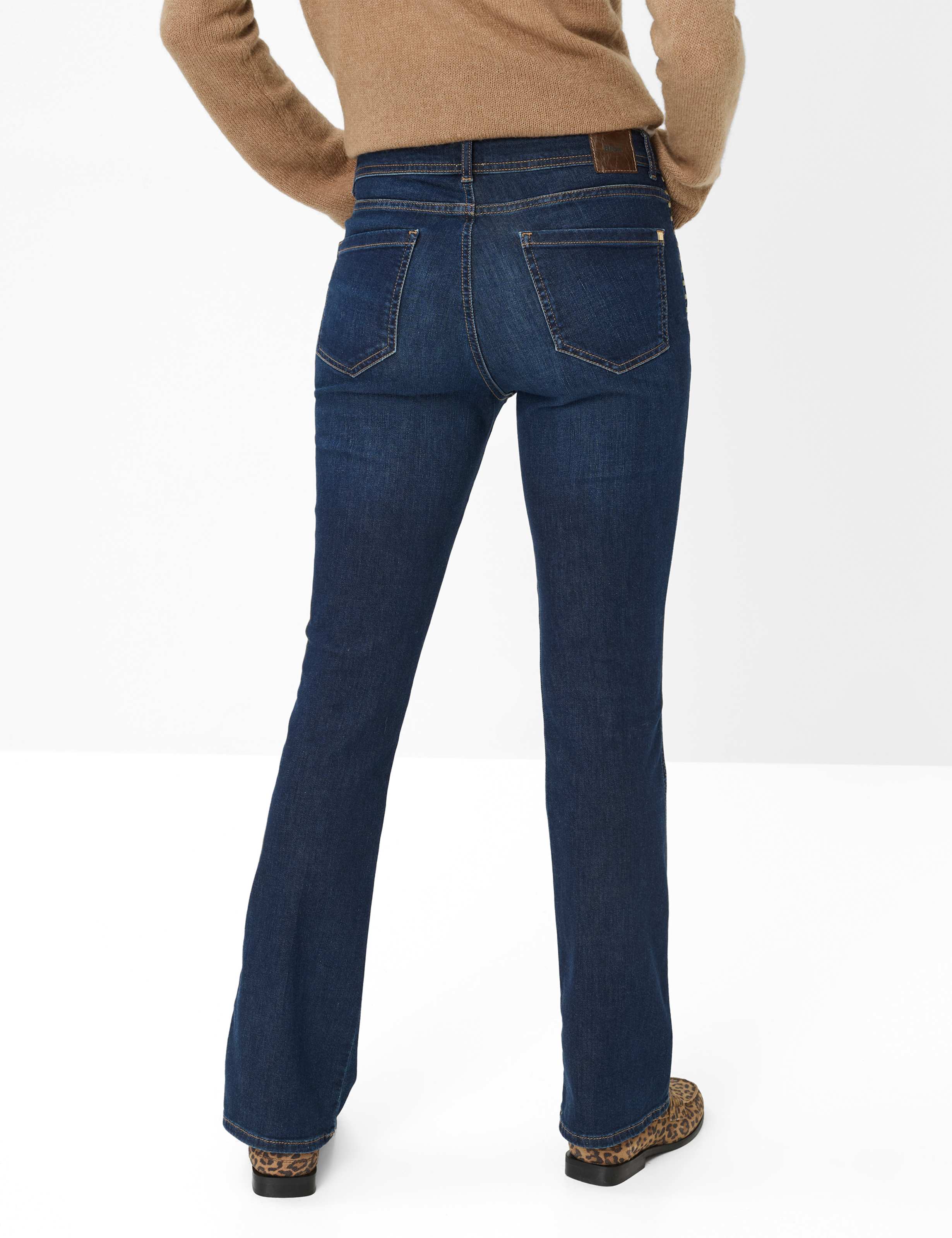 Women Style SHAKIRA Denim Blue Slim Fit Model back
