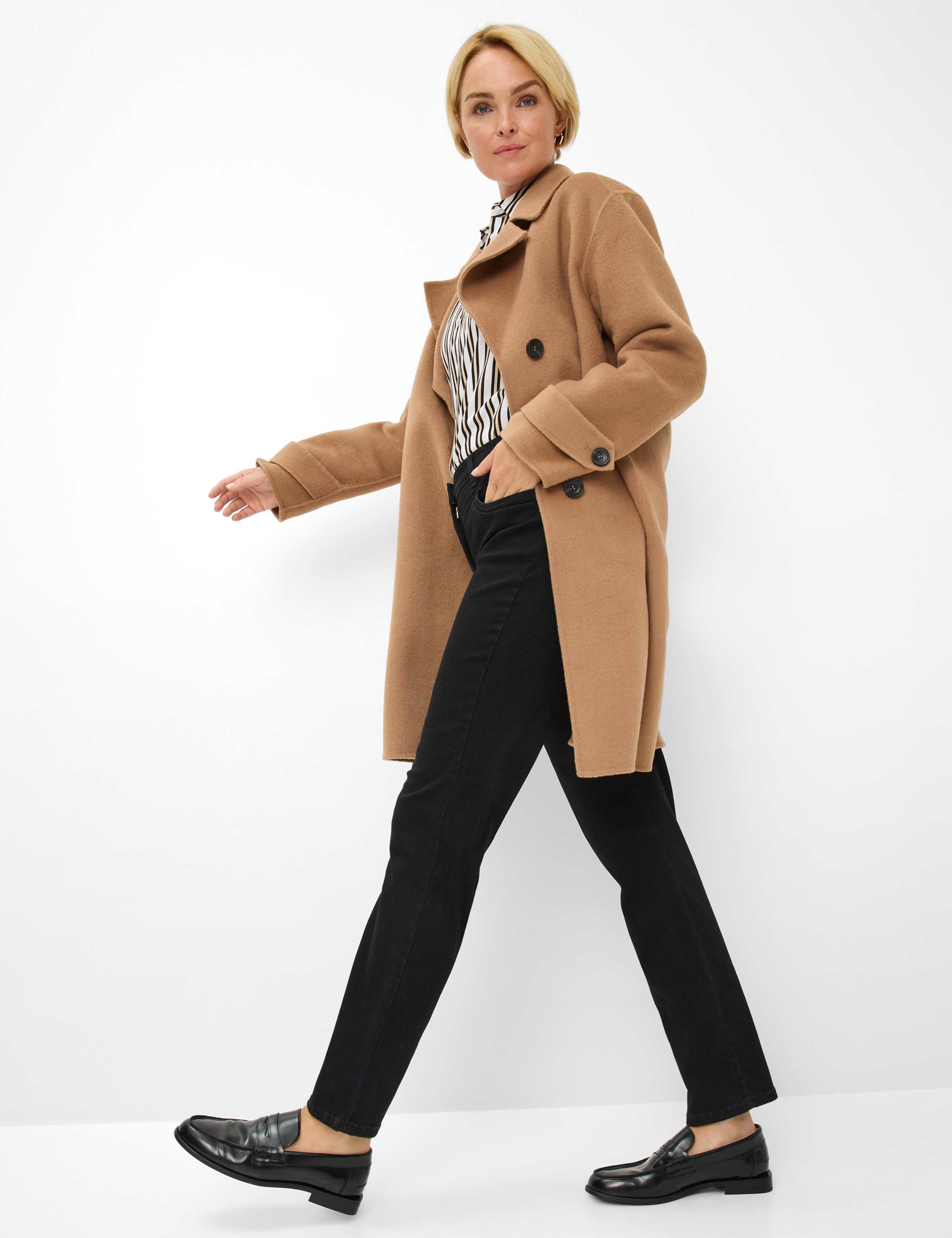Dames Style CAREN NEW Denim Zwart Comfort Plus Fit Detail 1