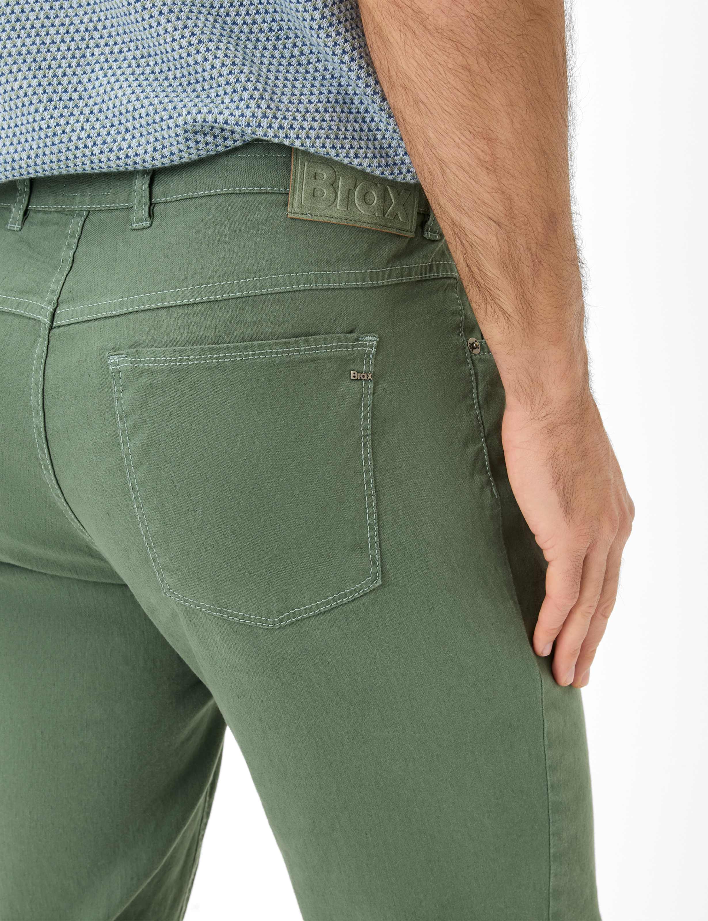 Herren Style COOPER Grün Regular Fit Detail 2