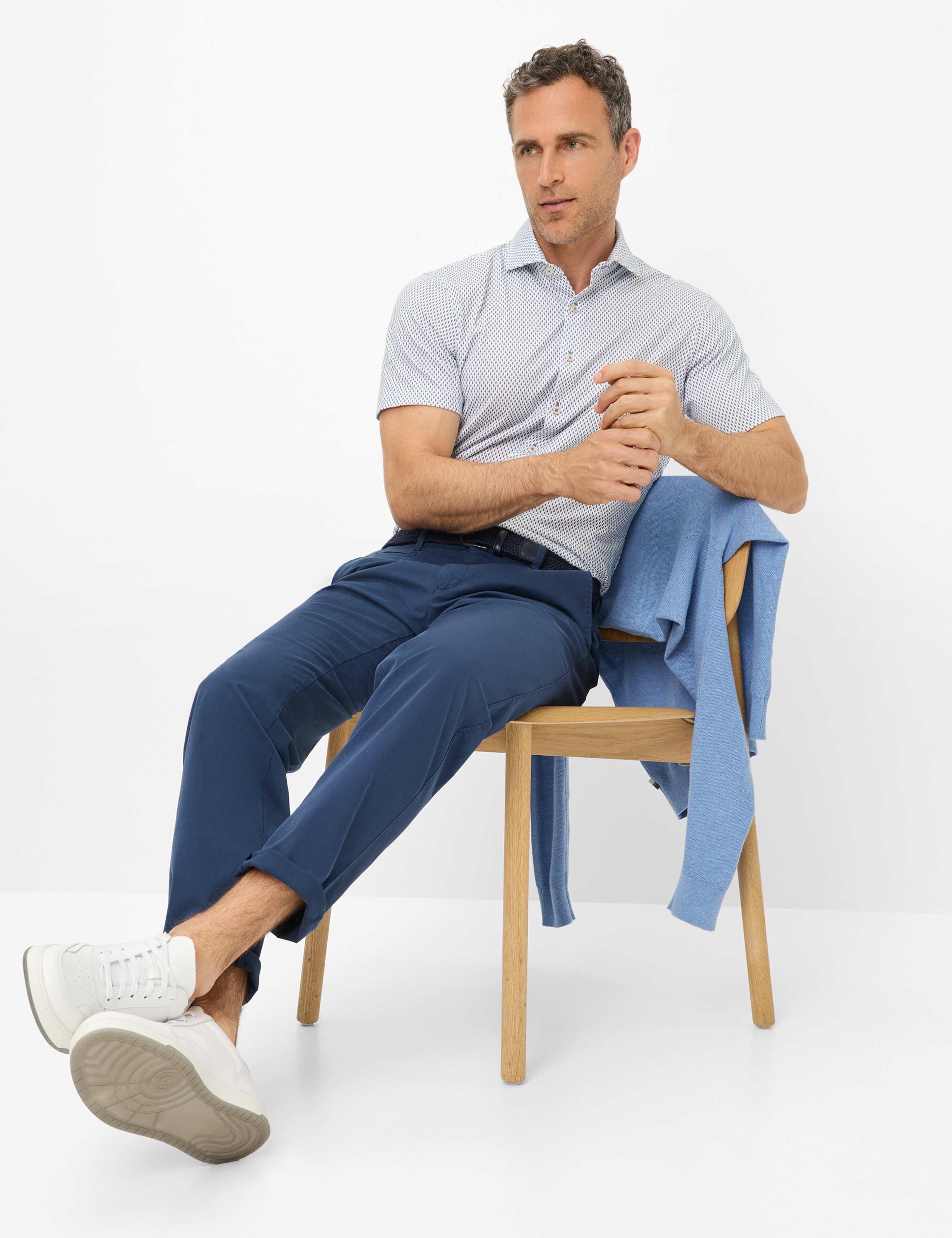 Heren Style TORGE Blauw Regular Fit Detail 1