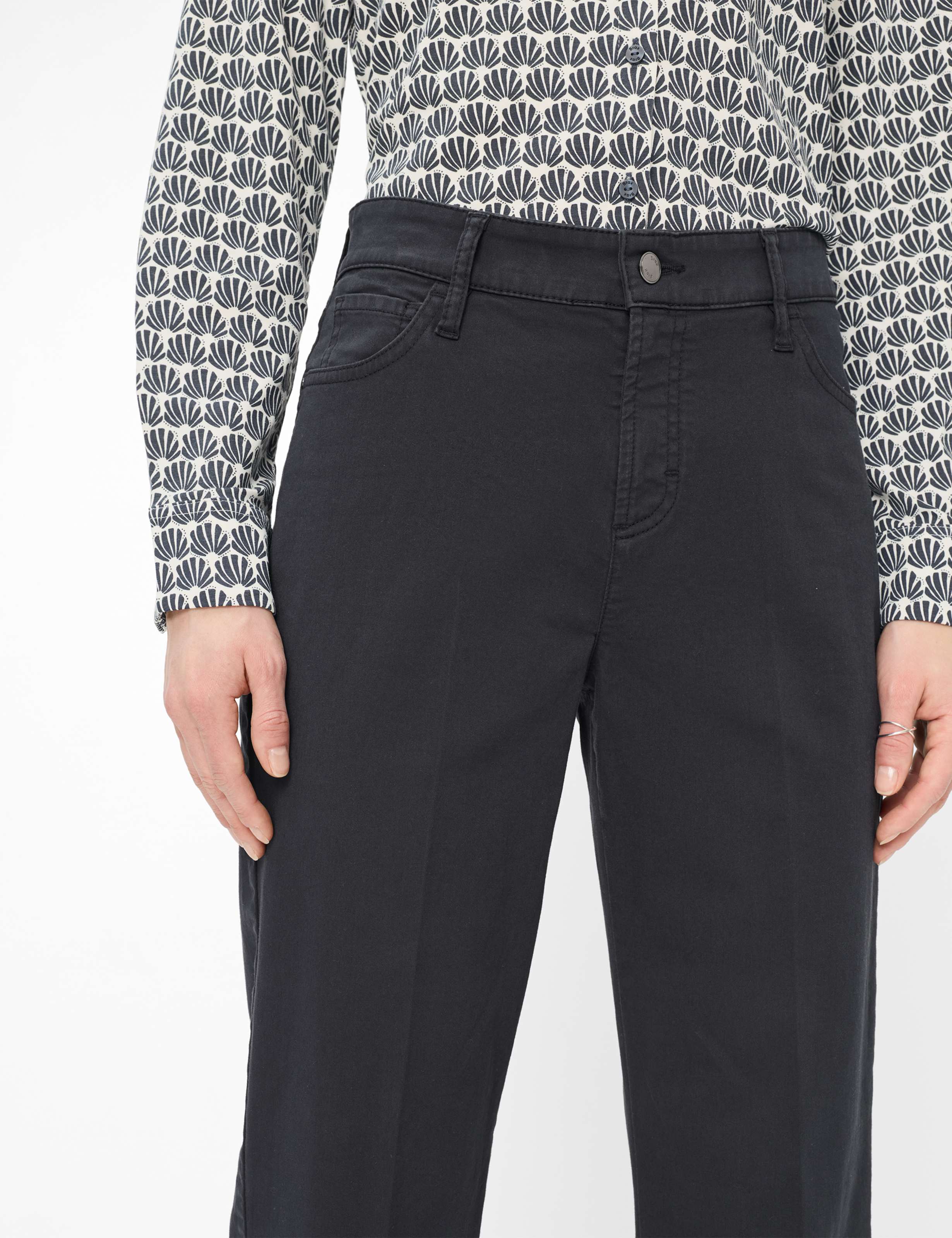 Dames Style MADISON S Perma Blauw Straight Fit Detail 2