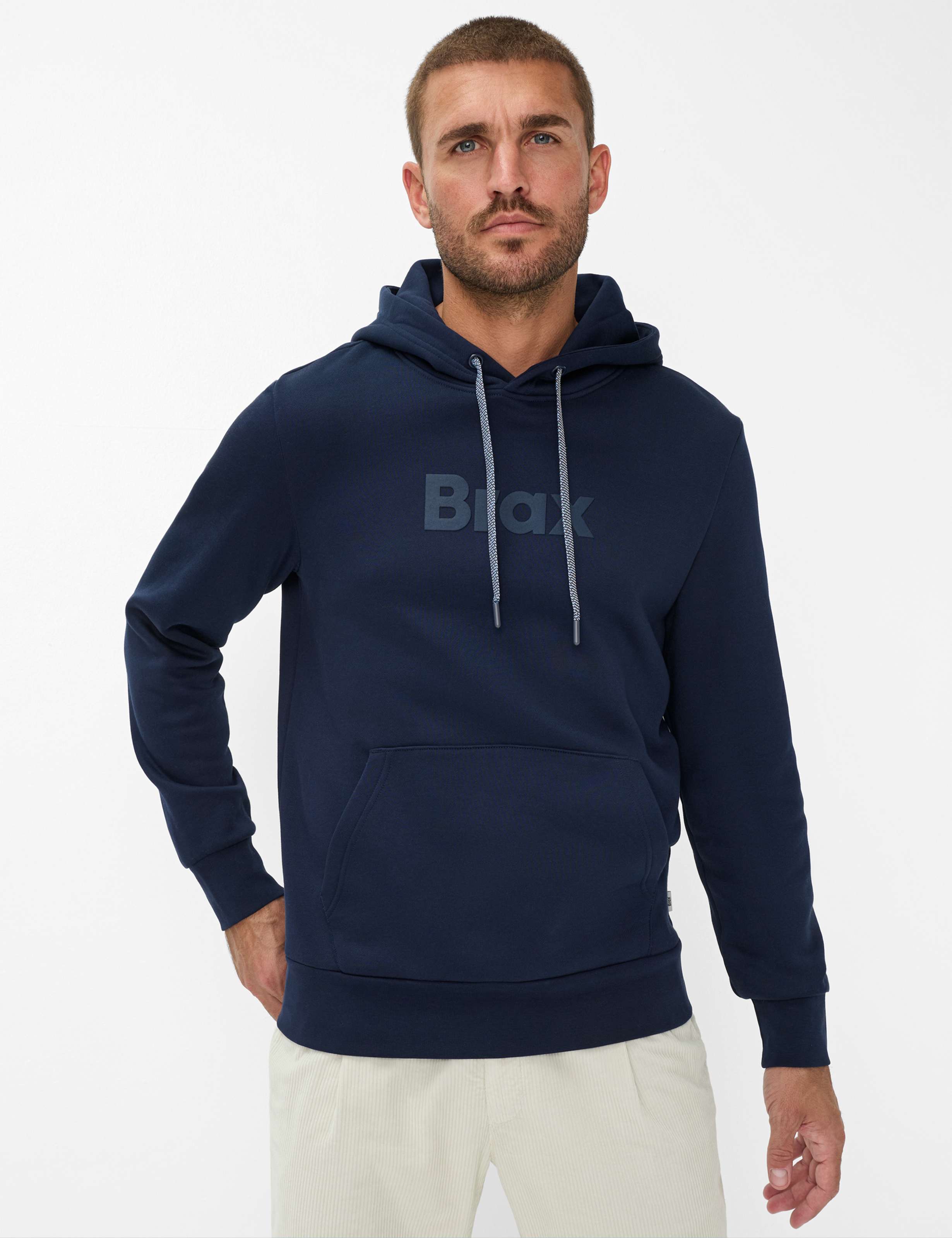 Thumbnail - Brax Herren Hoodie Style SULLIVAN universe, Blau, Gr. M