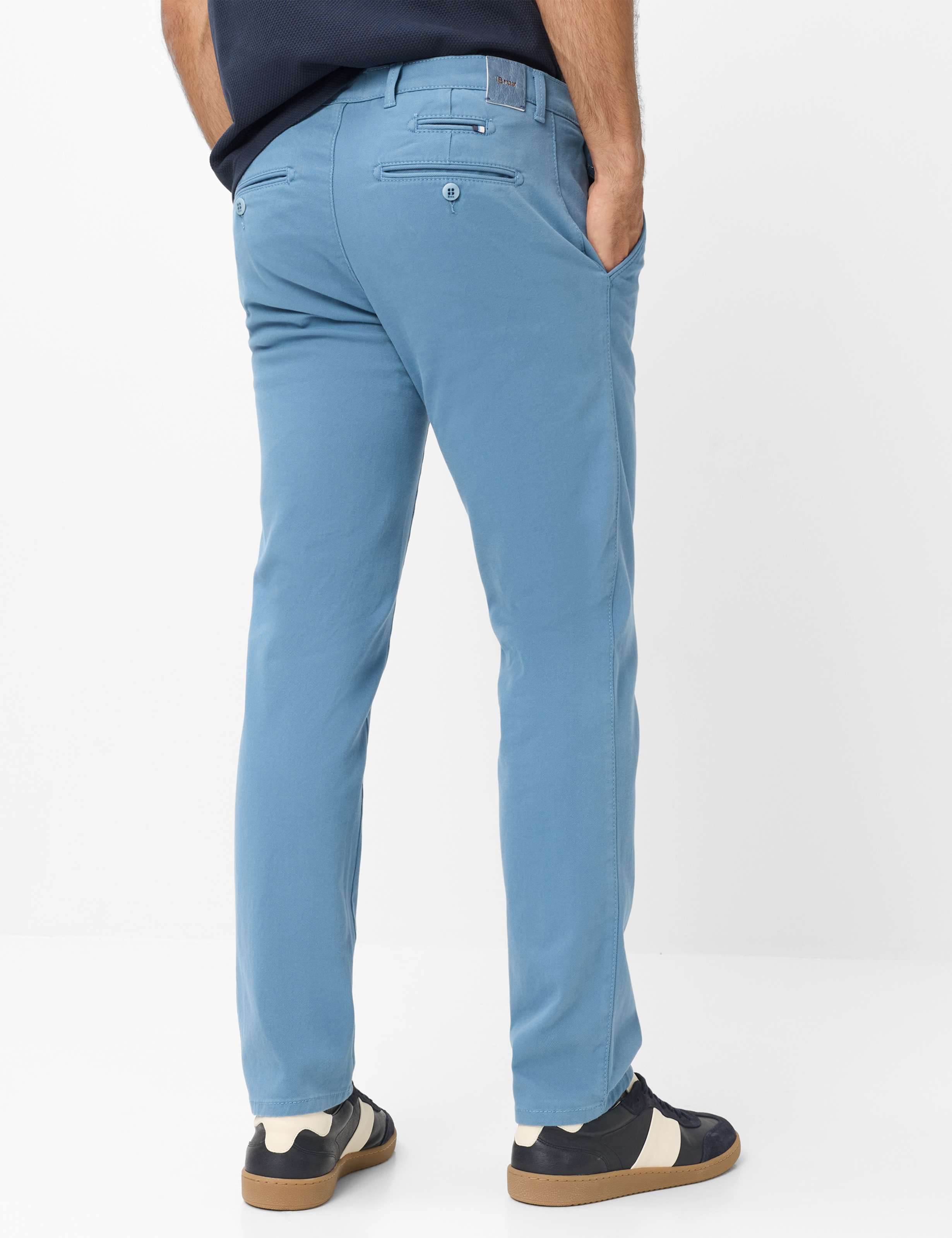 Herre Style FABIO IN Blå Modern Fit Model ryg