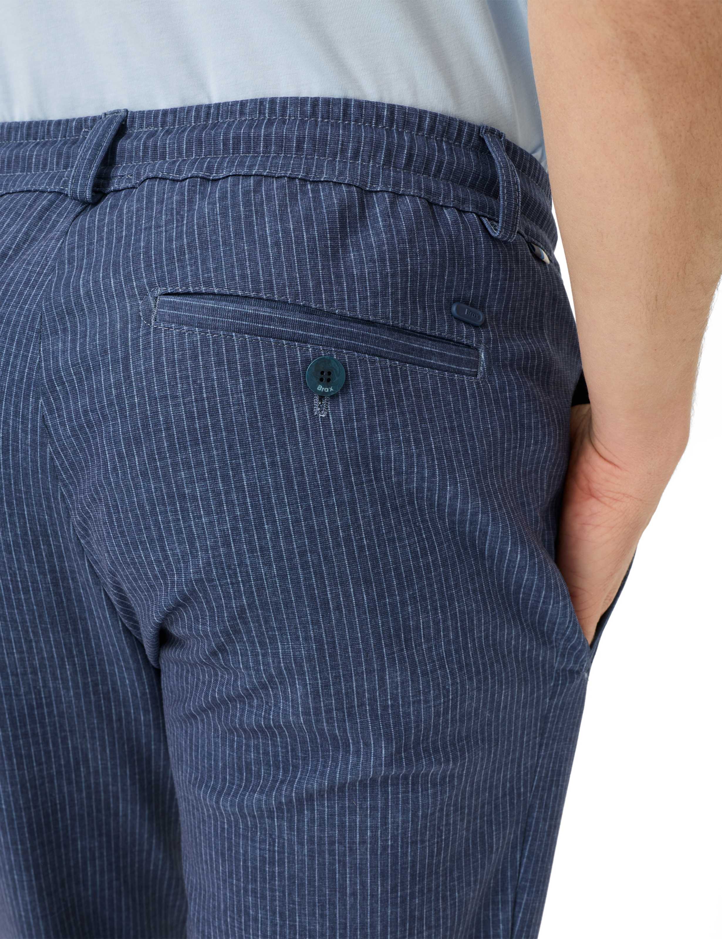 Herren Style PHIL Dunkelblau Tapered Fit Detail 2