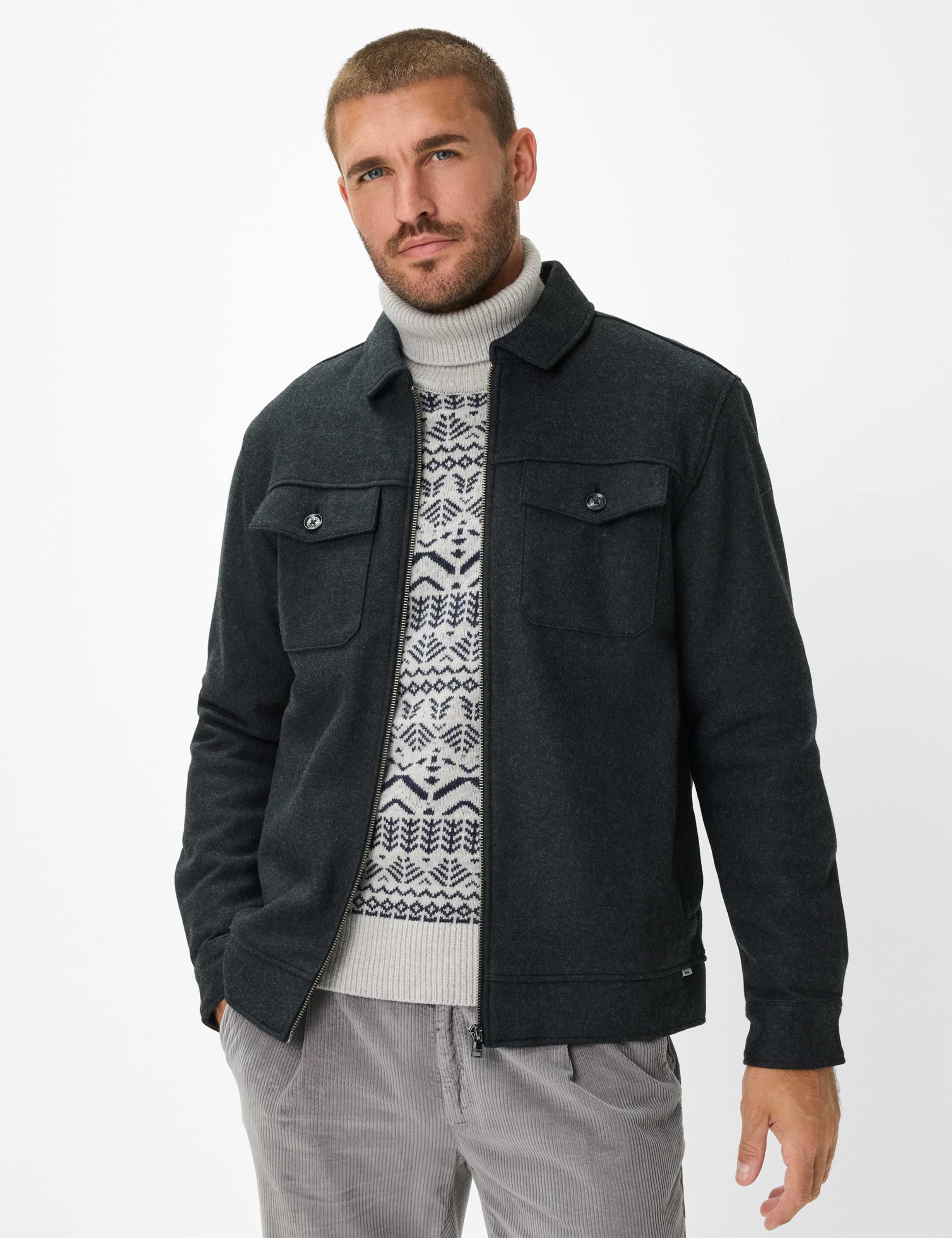 Thumbnail - Brax Herren Style SANTIAGO cement, dunkelgrau, Gr. XXL