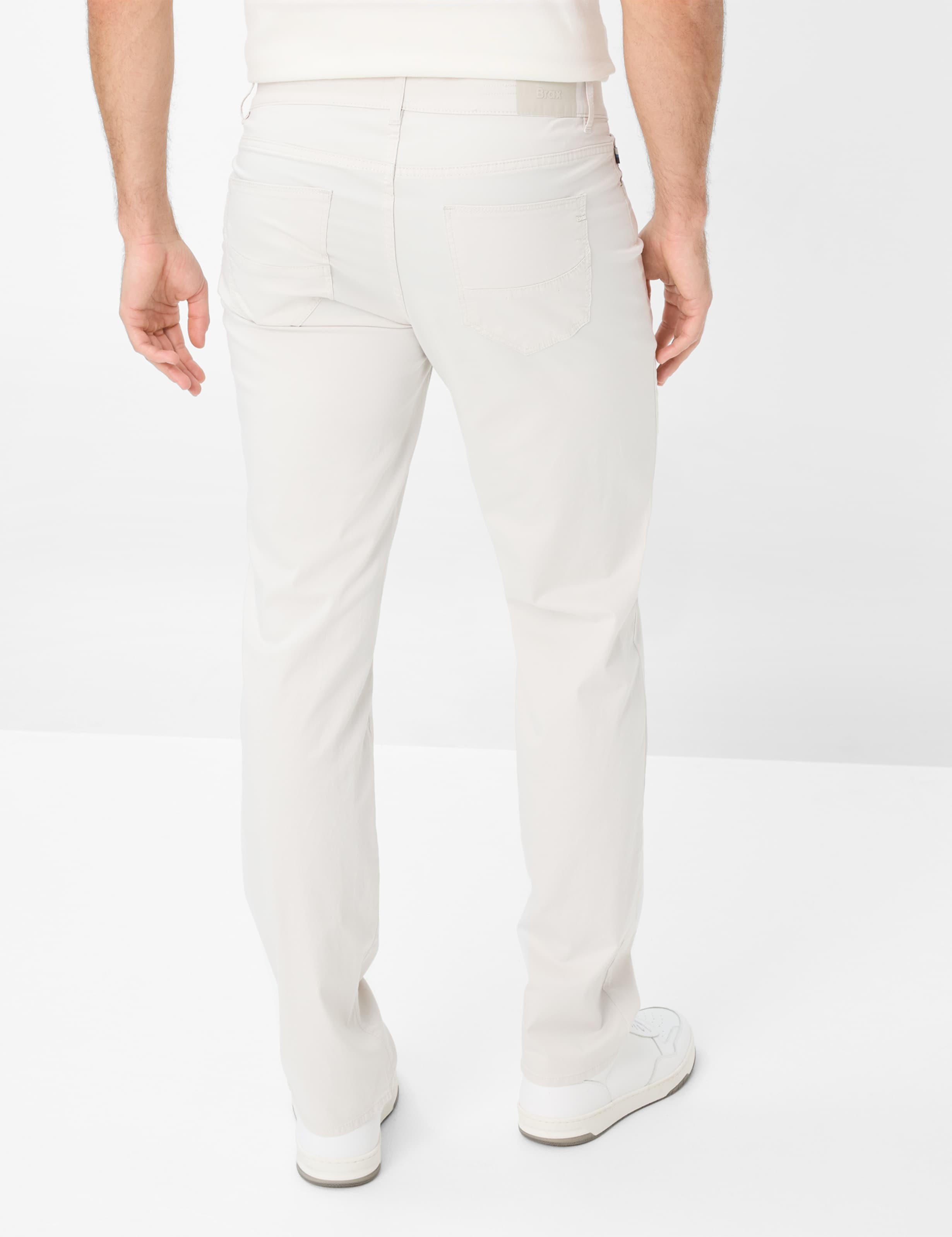 Homme Style CADIZ Beige Clair Straight Fit Dos mannequin