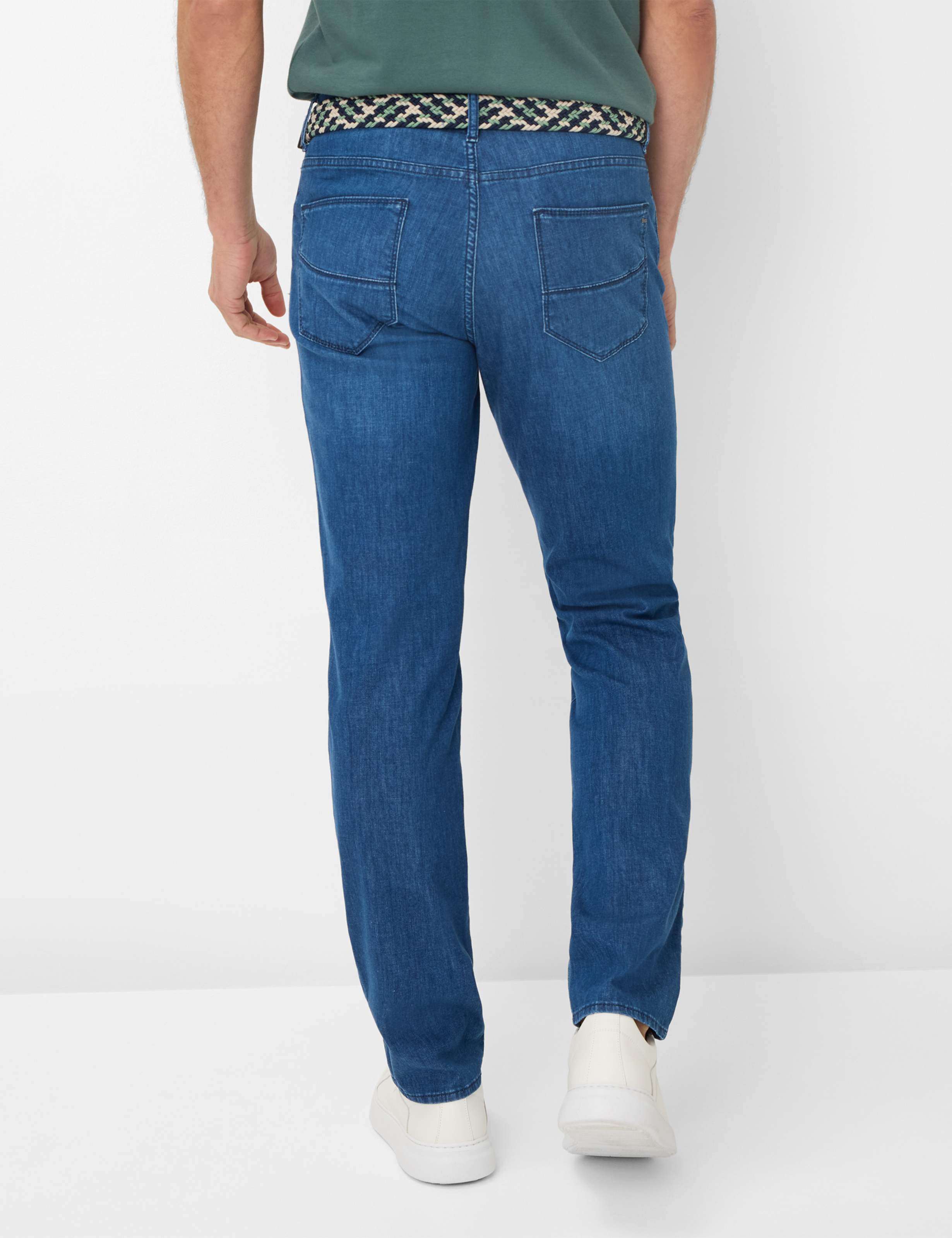 Men Style CADIZ Denim Blue Straight Fit Model back