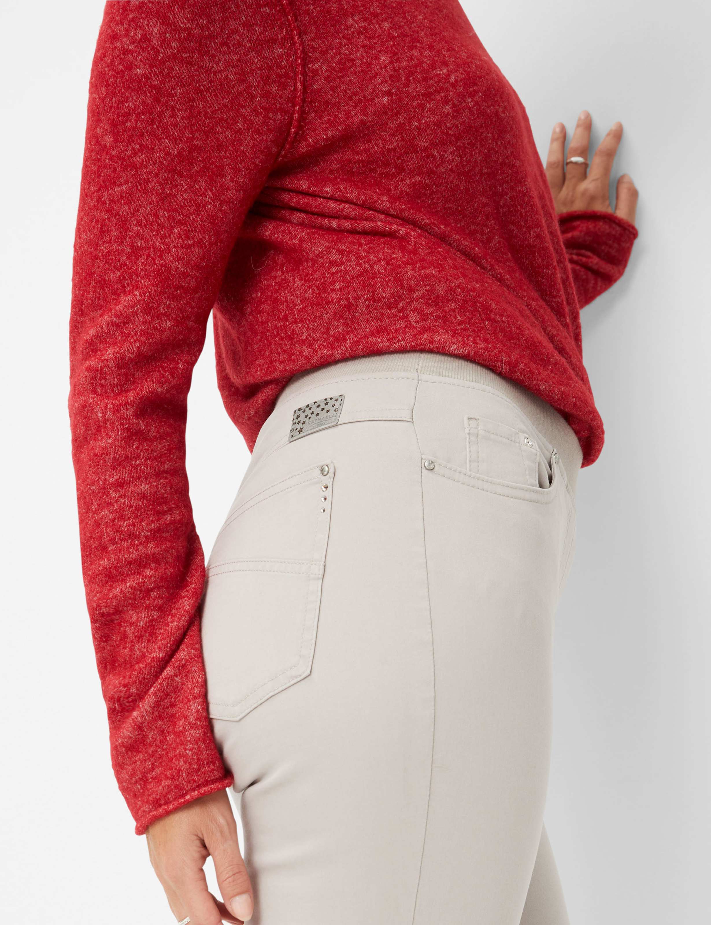 Femme Style PAMINA Gris Clair Slim Fit Détail 2