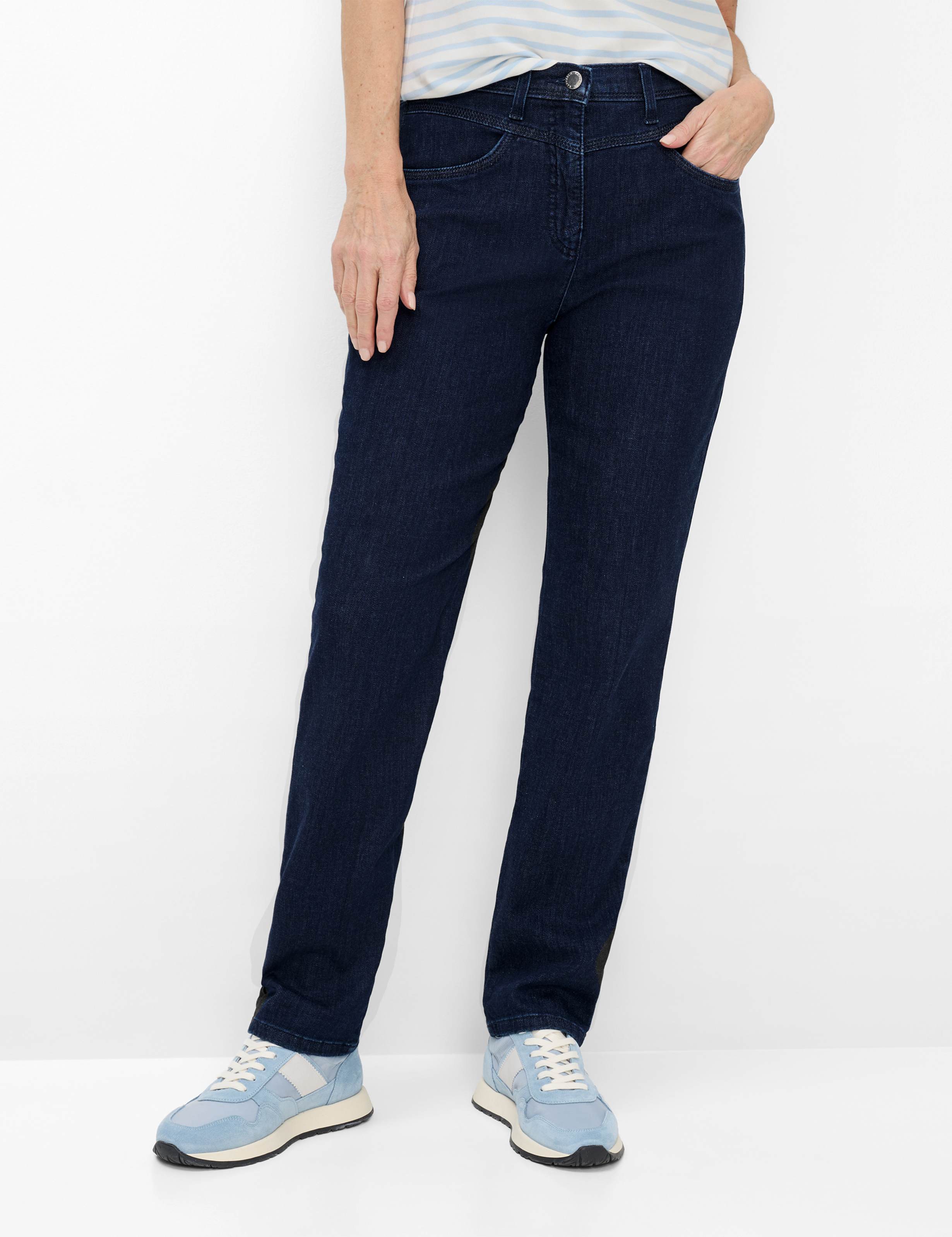 Thumbnail - Raphaela by Brax Damen Five-Pocket-Hose Style CAREN NEW DARK BLUE, dunkelblau, Gr. 38