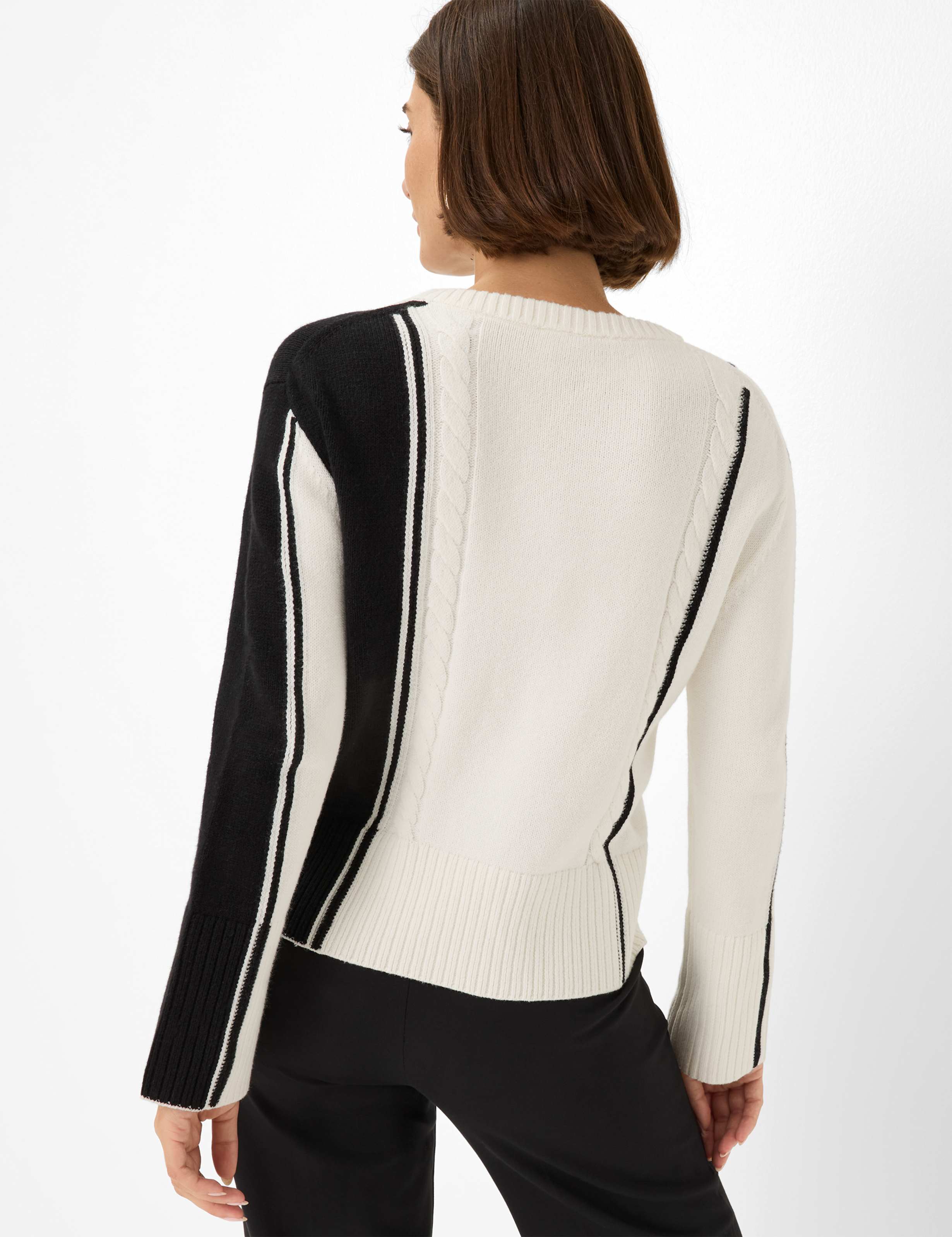 Thumbnail - Brax Damen Strickpullover Style LIZ offwhite, cremeweiß, Gr. 34