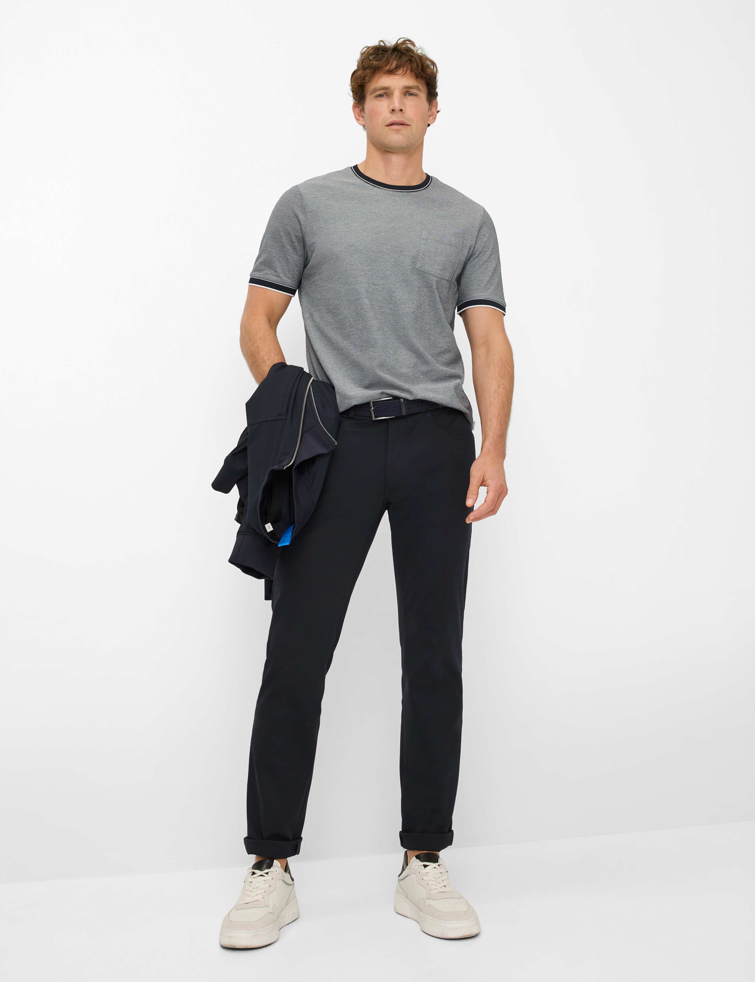 Herren Style TED Dunkelblau  Model Outfit