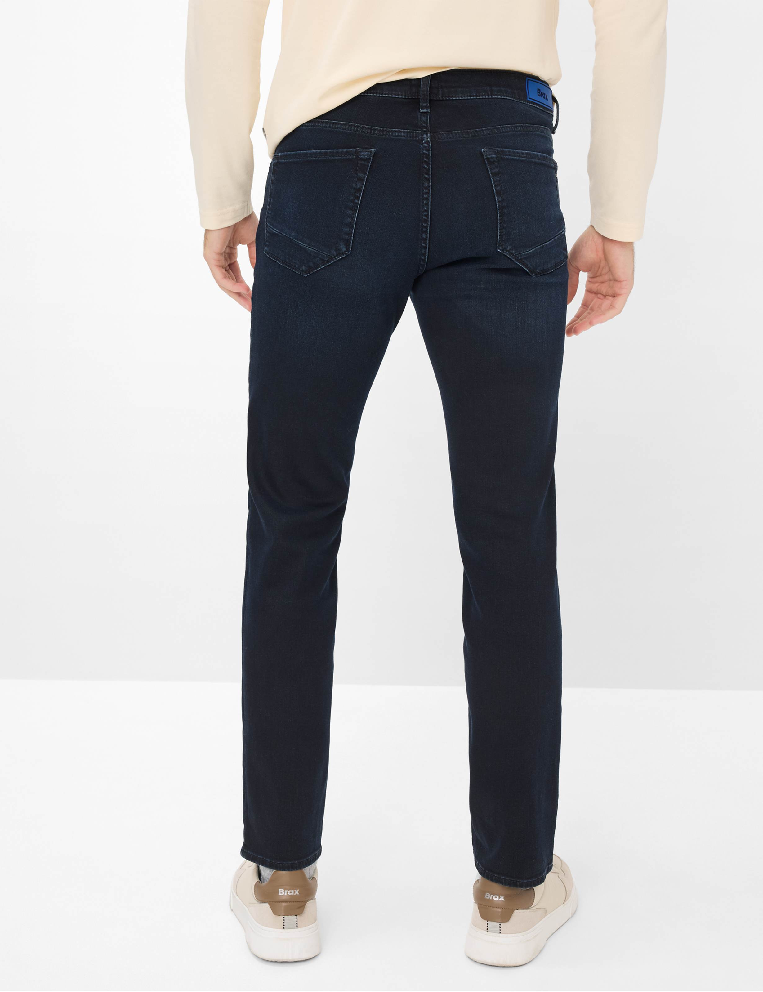 Thumbnail - Brax Herren Five-Pocket-Hose Style CHUCK DARK BLUE USED, denim dunkelblau, Gr. 38/38
