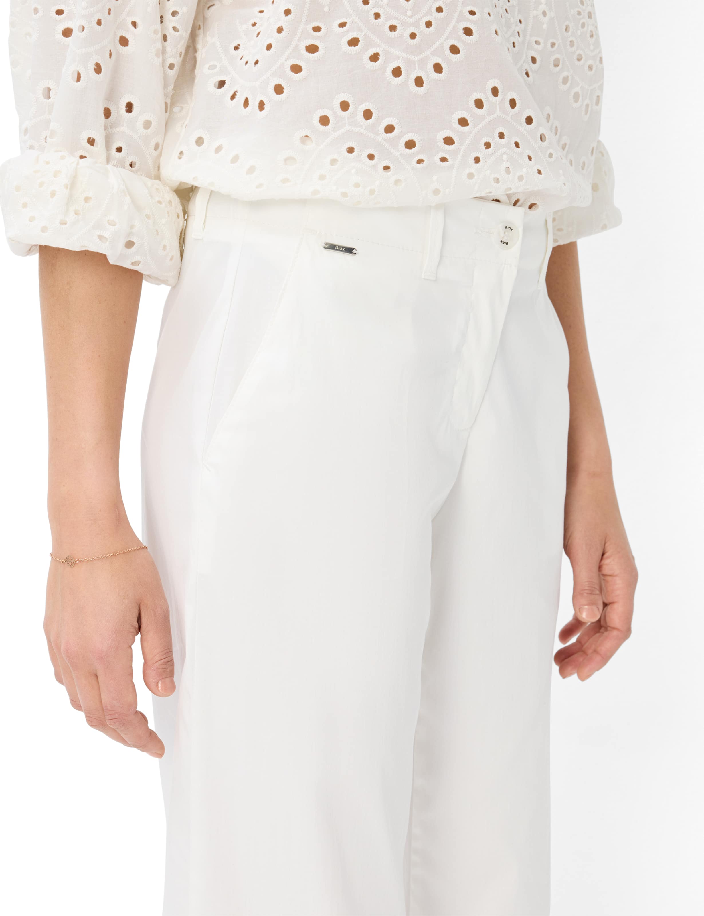 Damen Style MAINE S Cremeweiß Wide Leg Detail 2