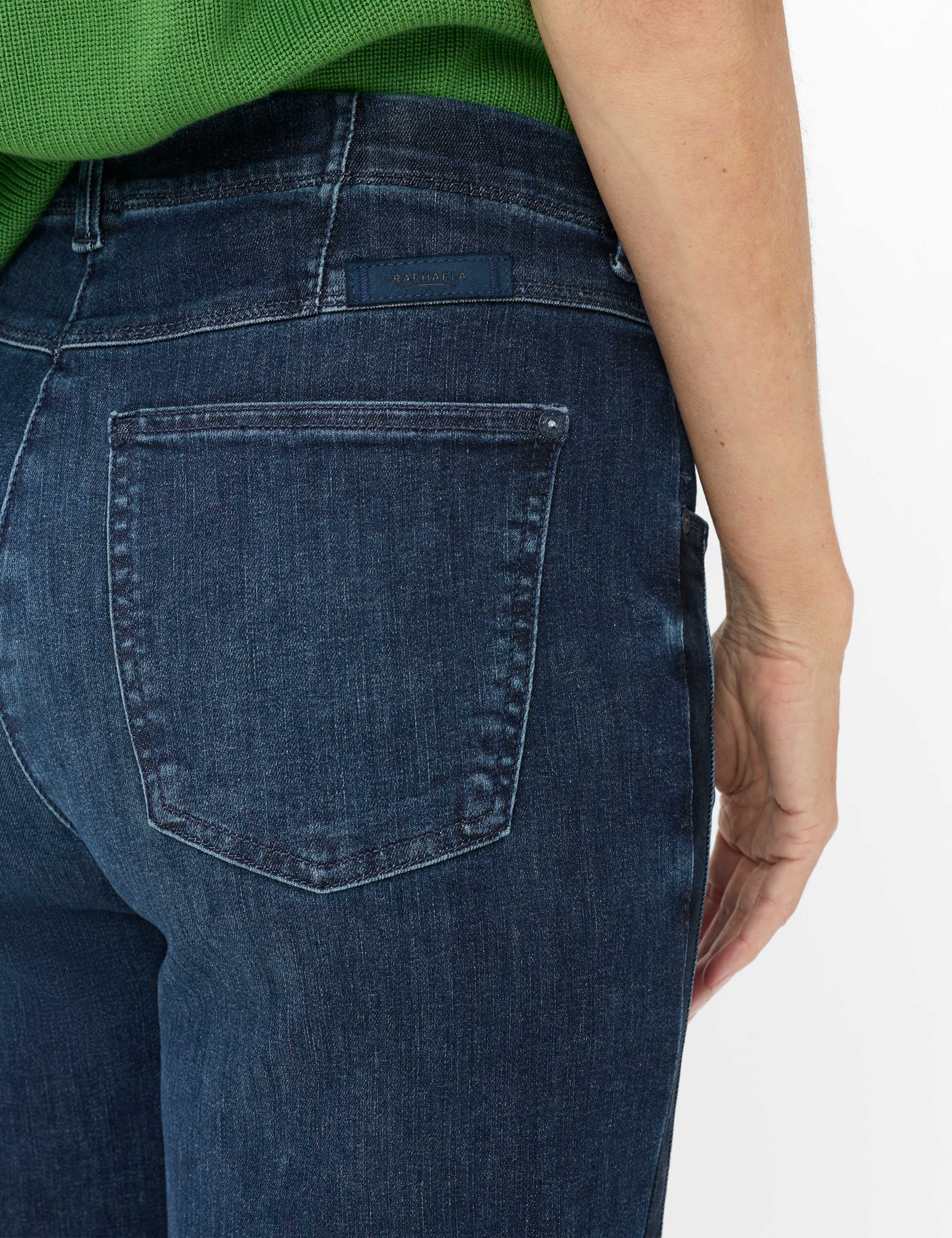 Women Style LAURA FLARED Denim Blue Super Slim fit Detail 2
