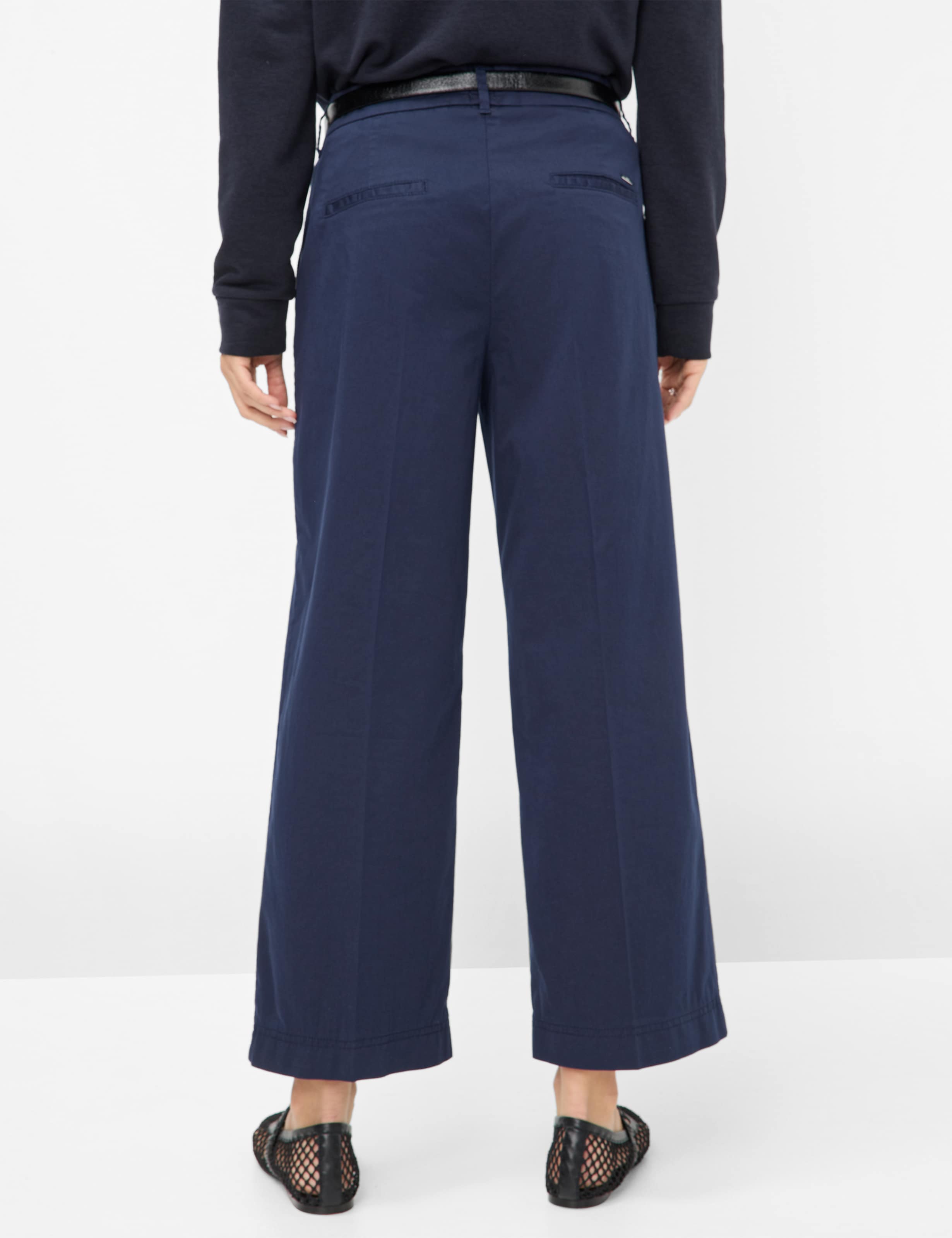 Women Style MAINE S Dark Blue Wide Leg Model back