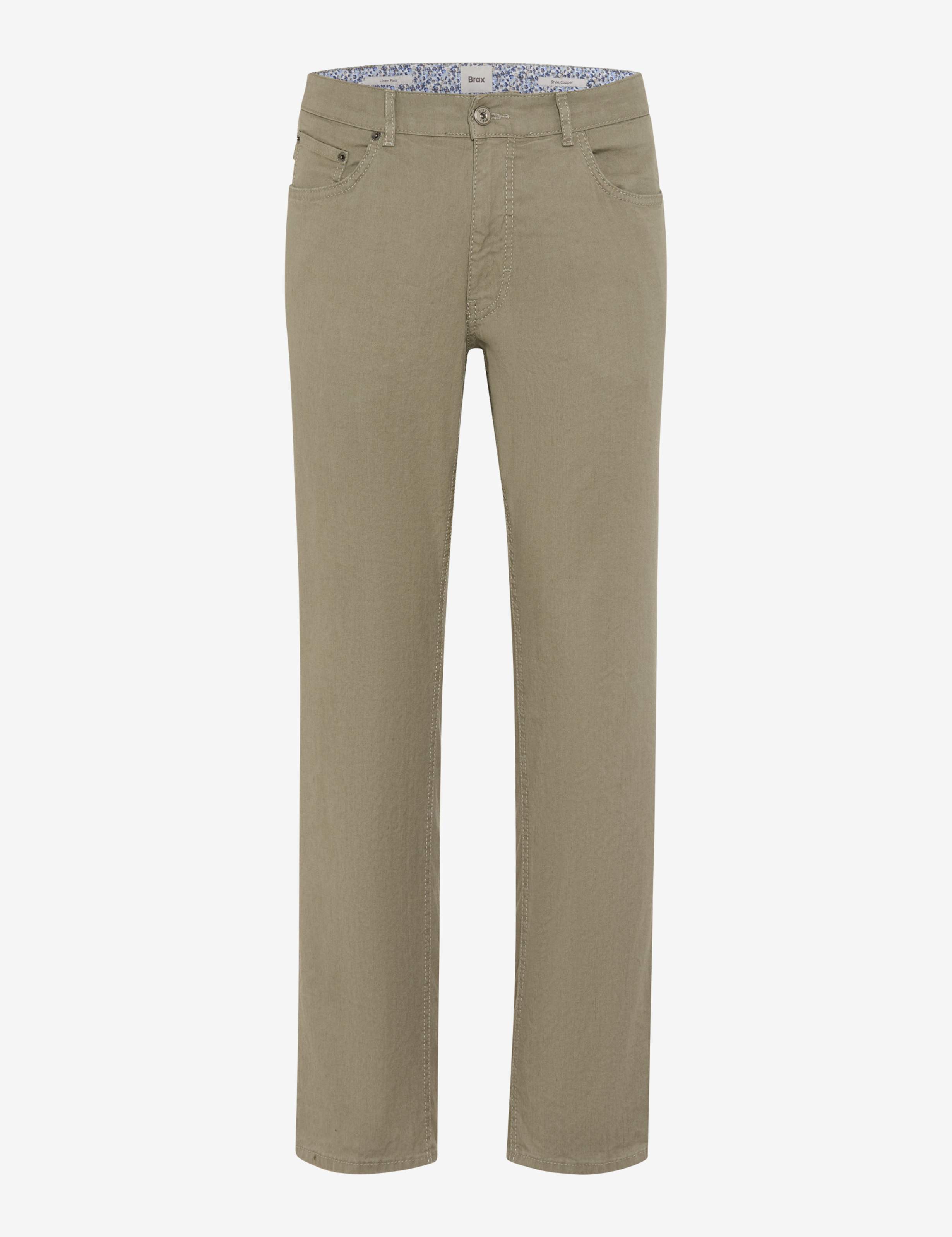 Men Style COOPER L Green - Khaki Regular Fit Stand-alone front view