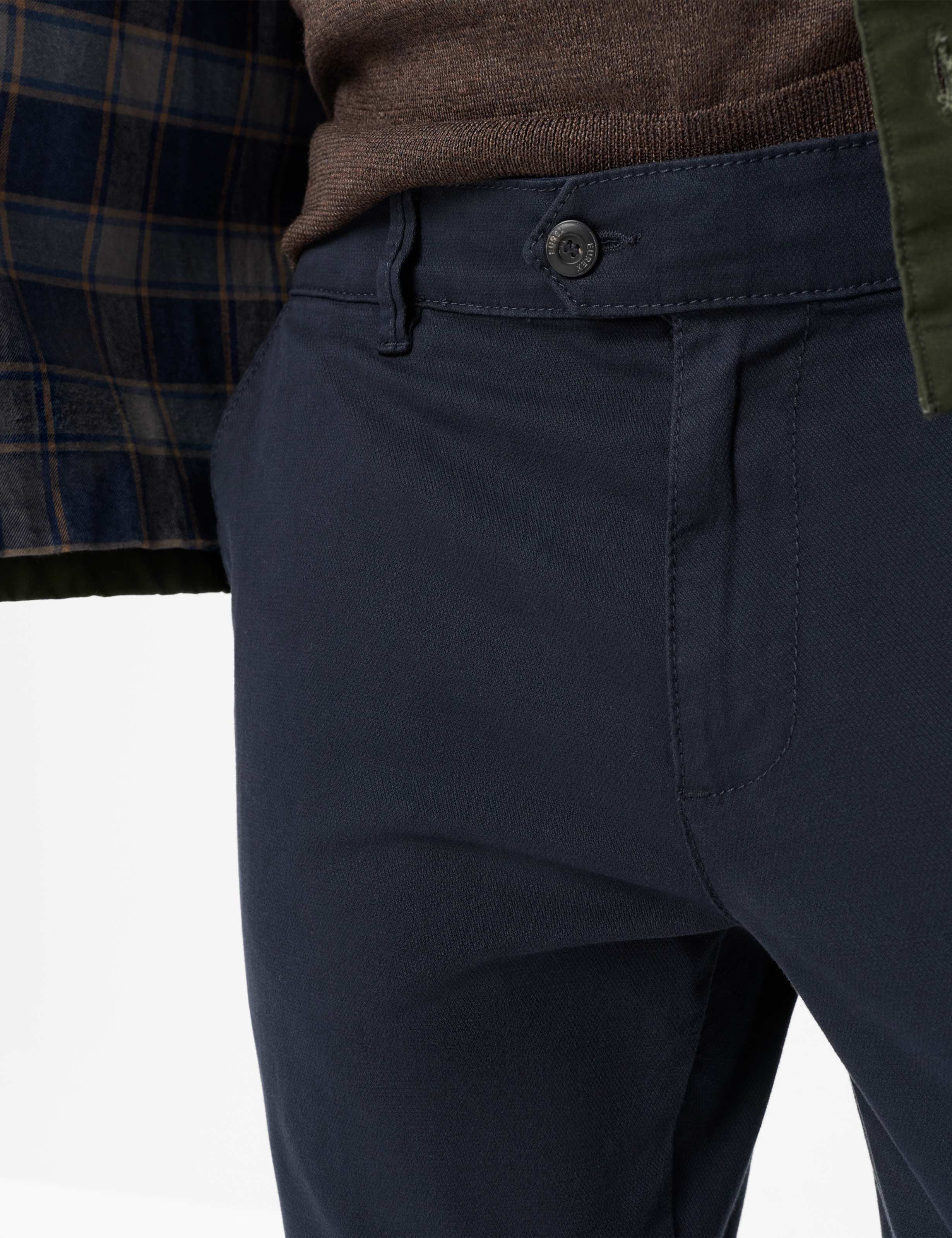 Heren Style JIM Donkerblauw Regular Fit Detail 2