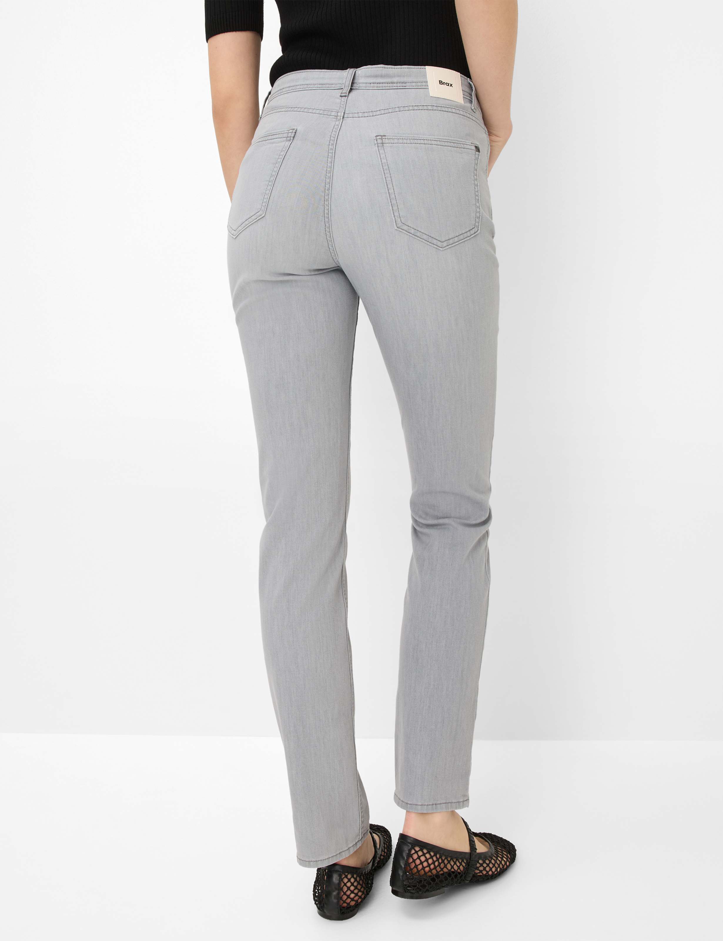 Damen Style MARY Denim Hellgrau Regular Fit Model Rueck