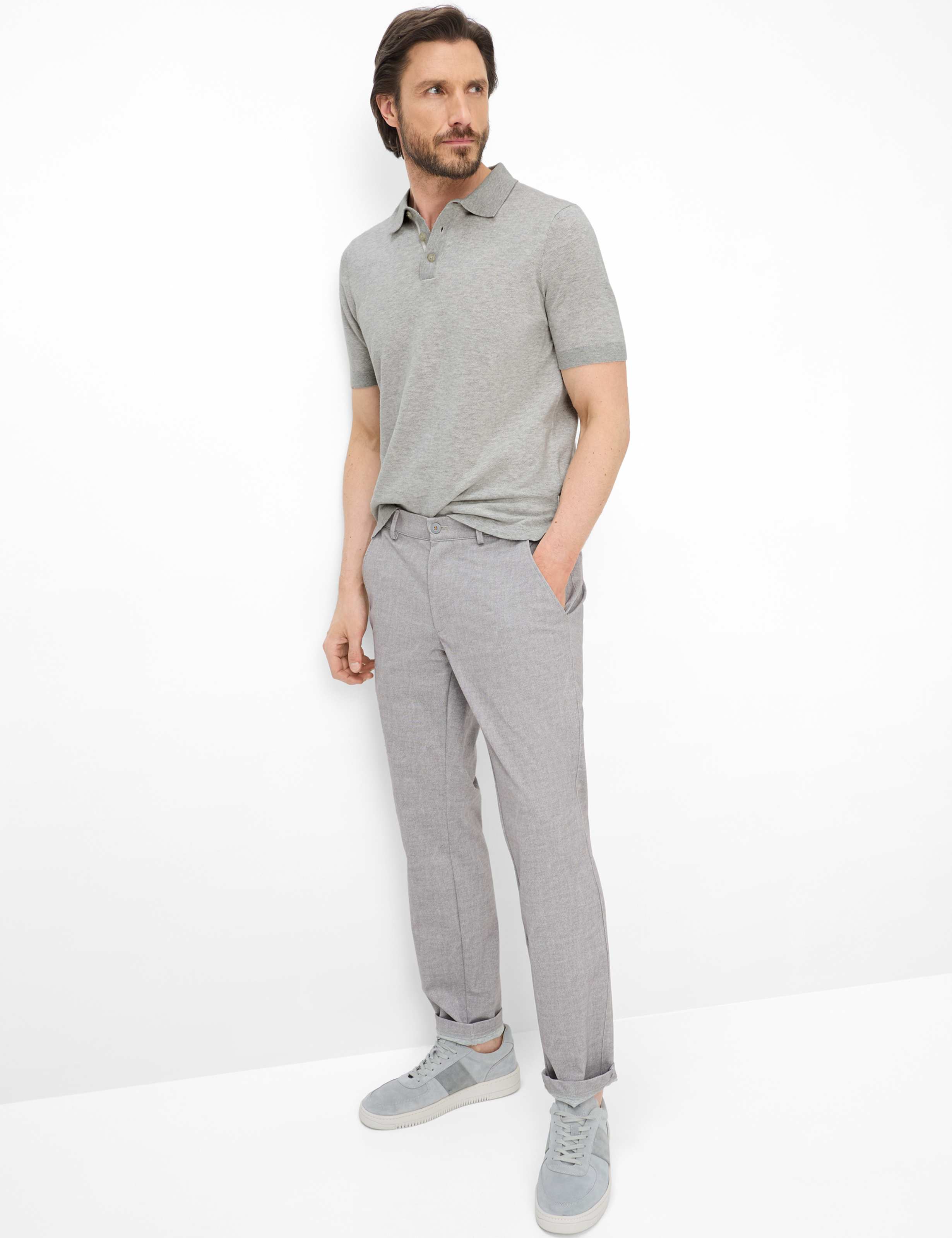 Herre Style THILO Grå Regular Fit Model Outfit