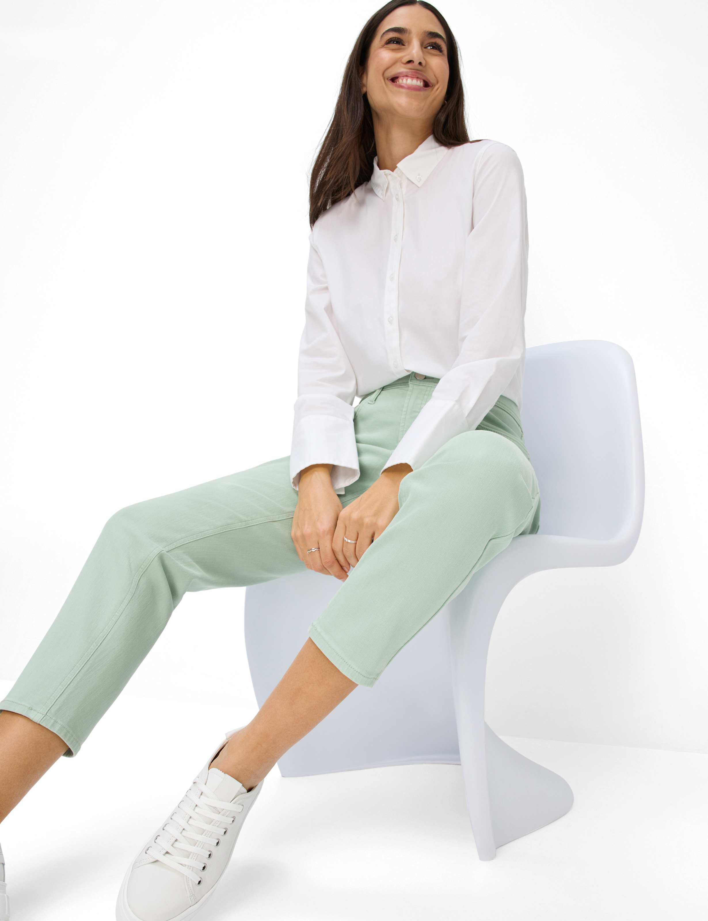 Damen Style MILEY S Denim Hellgrün Relaxed Fit Detail 1
