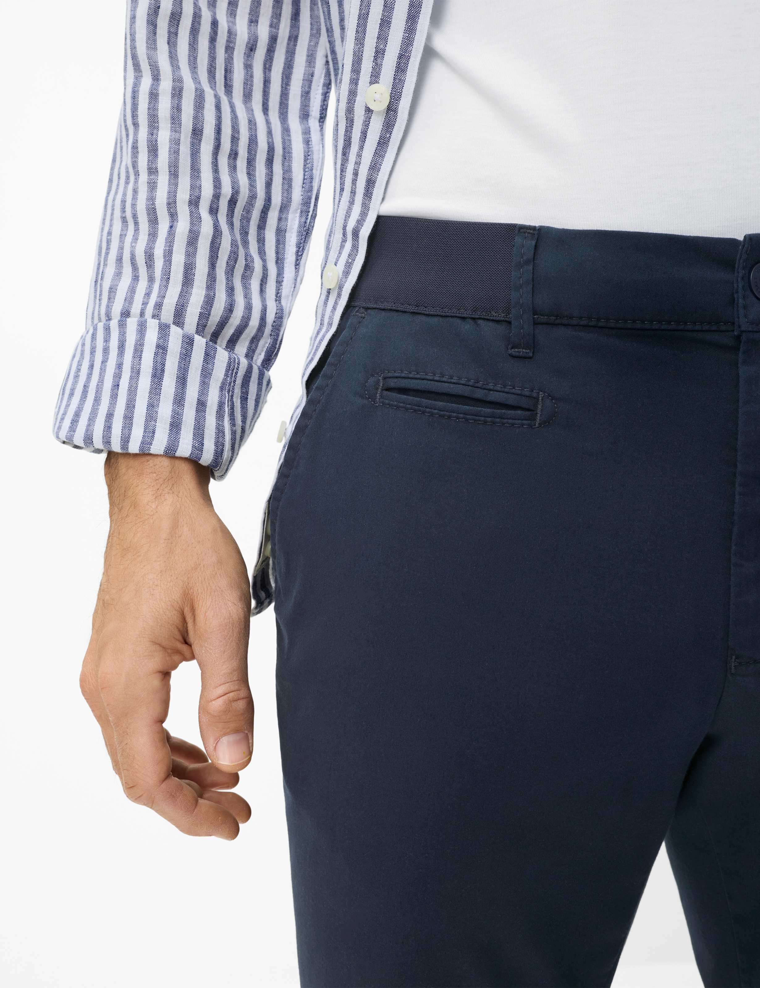 Heren Style TORGE Donkerblauw Regular Fit Detail 2