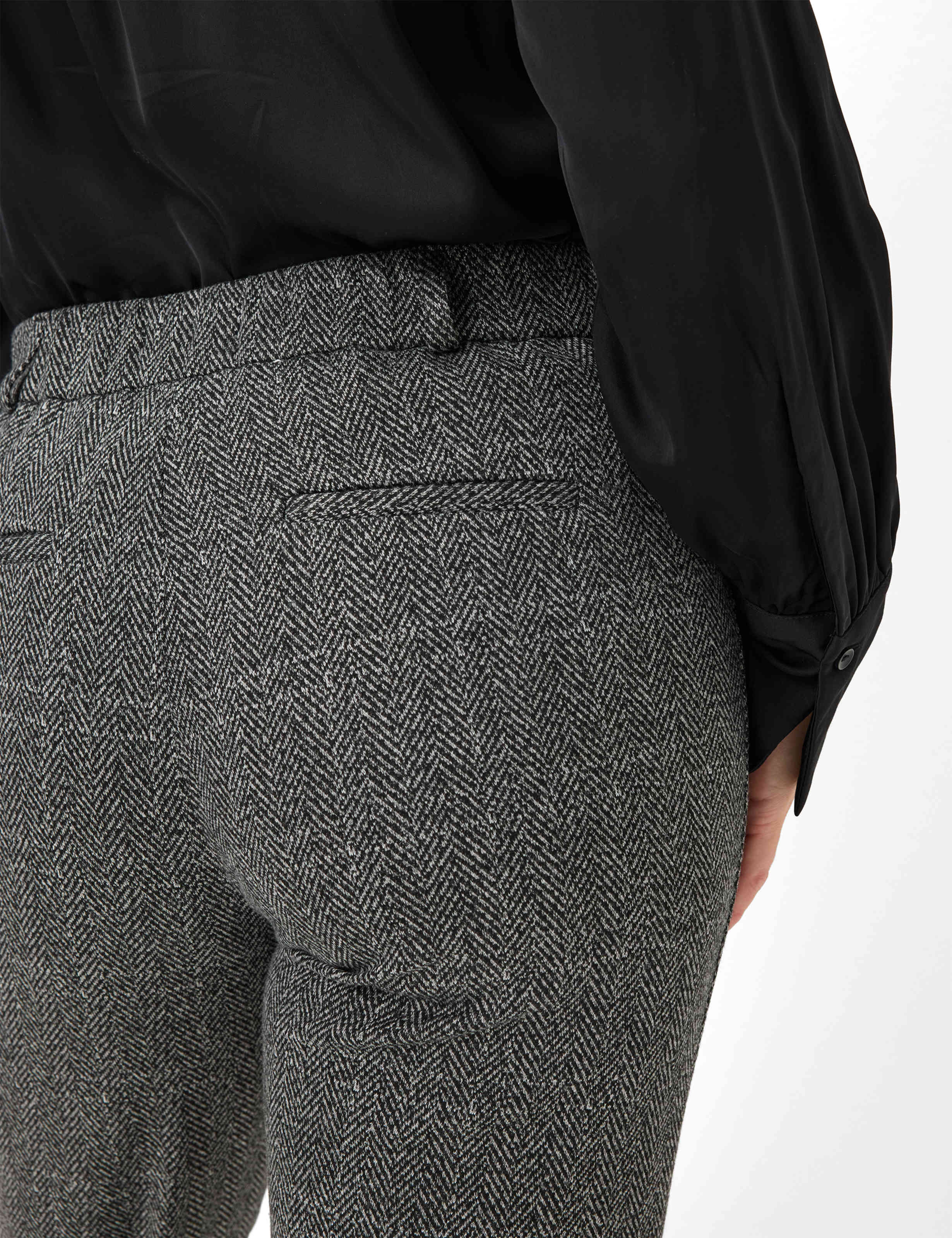 Schwarz, Damen, Style PEGGY FLARED, DETAIL_TWO_ISHOP