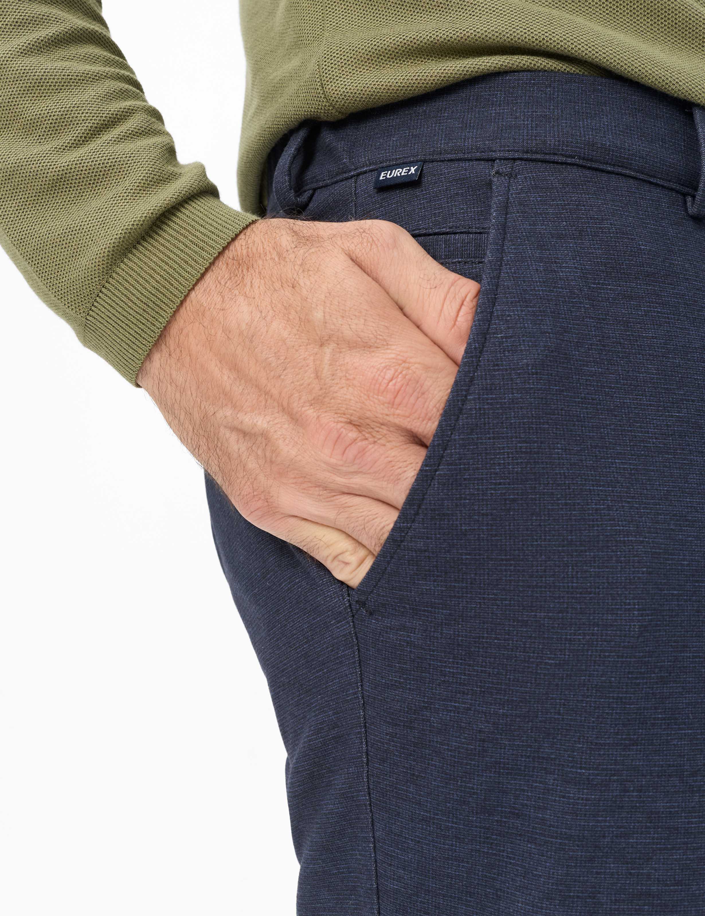 Heren Style THILO Donkerblauw Regular Fit Detail 2