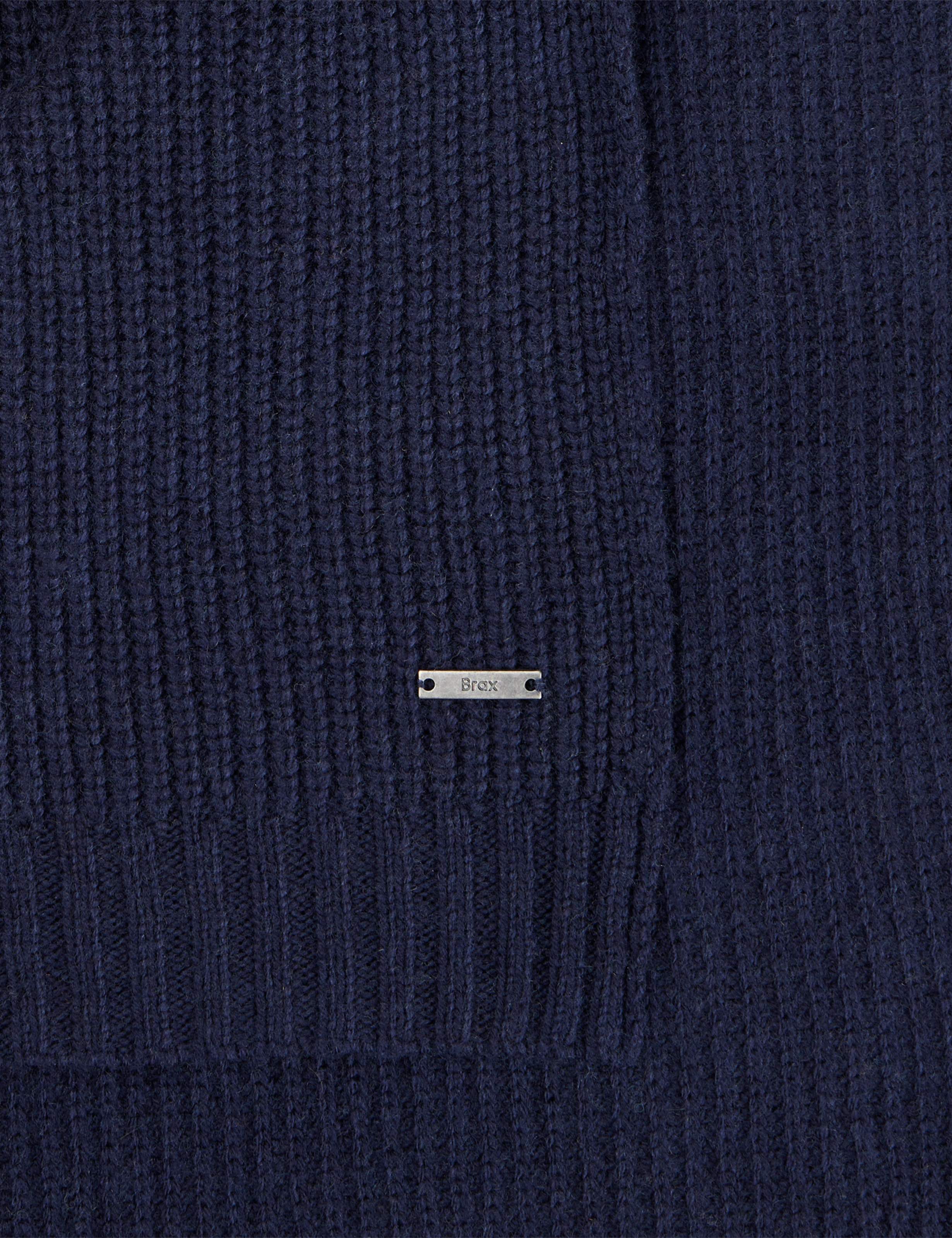 Brax Heren Sjaal  Style MAX navy, donkerblauw, maat 0SIZE