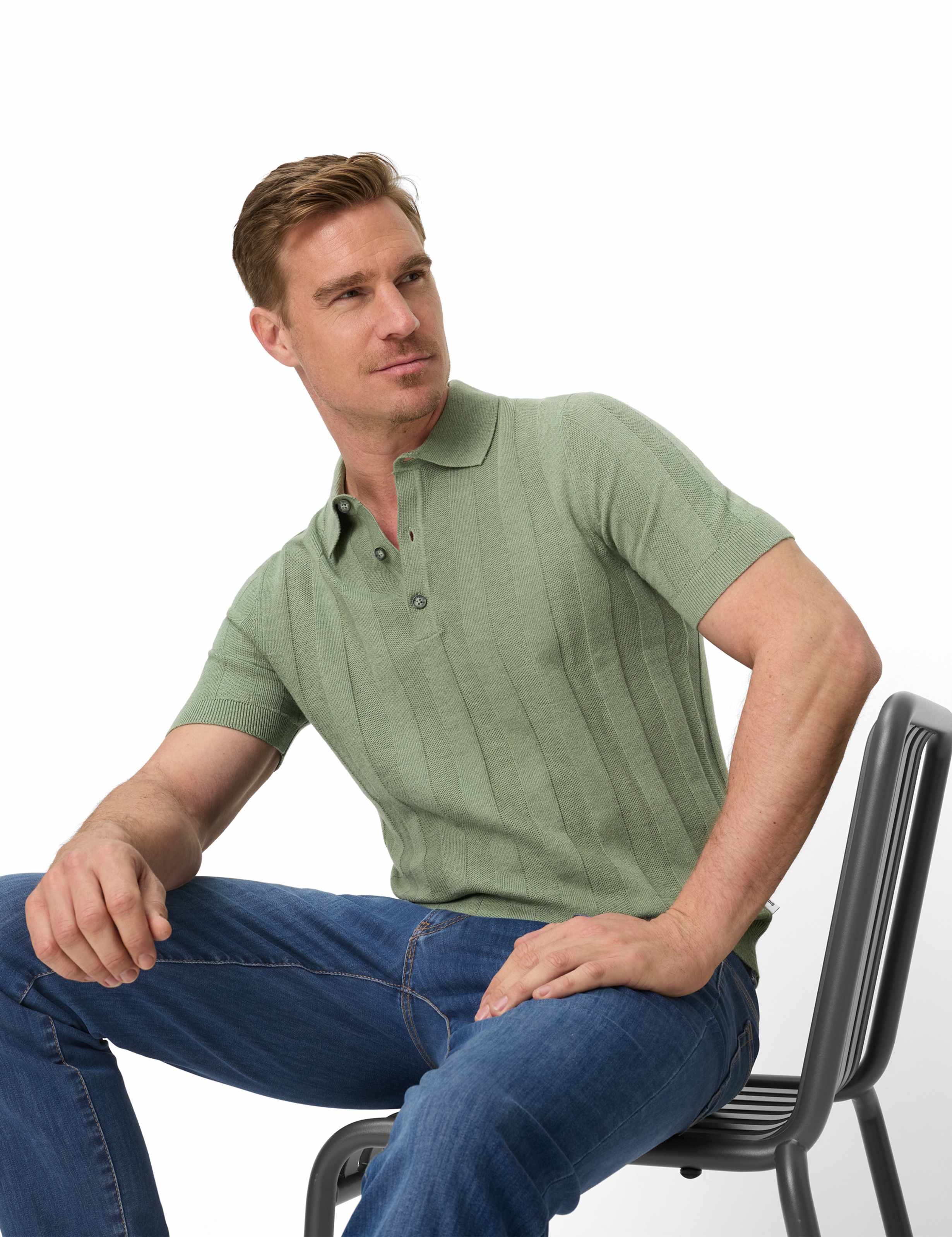 Herre Style PASCAL Grøn - Khaki  Detalje 1