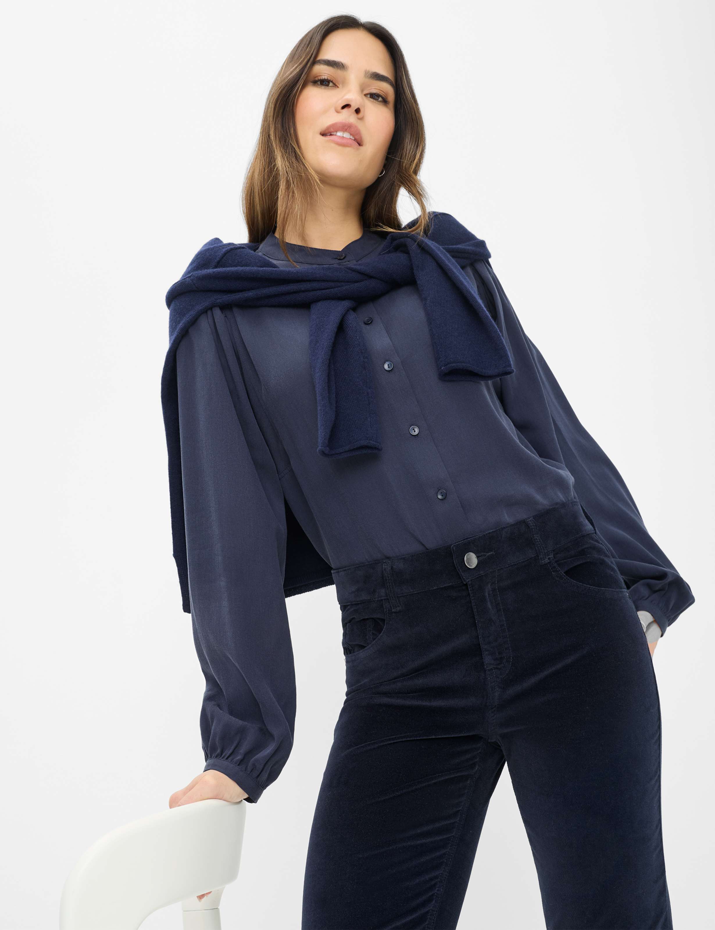 Dames Style SHAKIRA Donkerblauw Slim Fit Detail 1