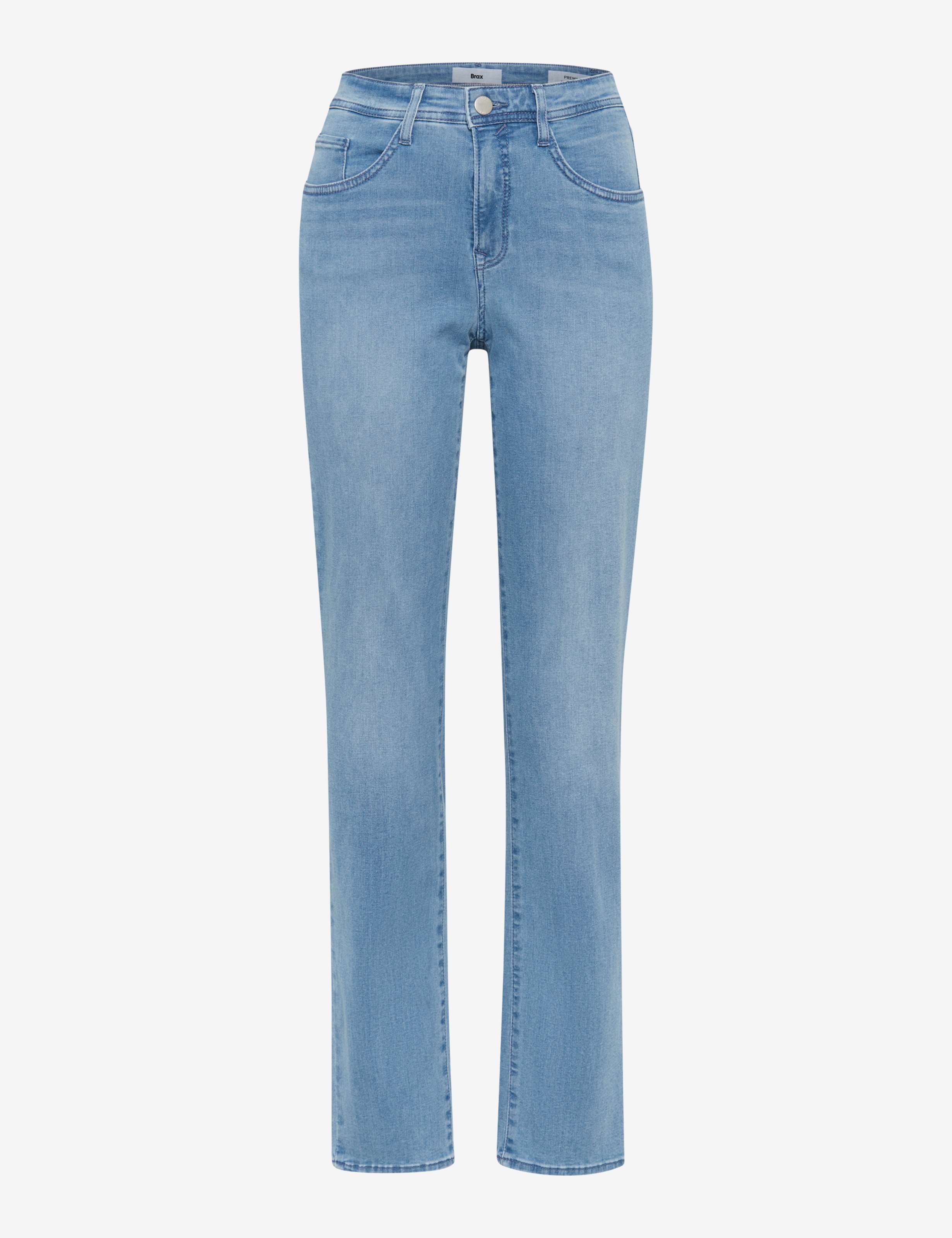 Women Style CAROLA Denim Blue Feminine Fit Stand-alone front view