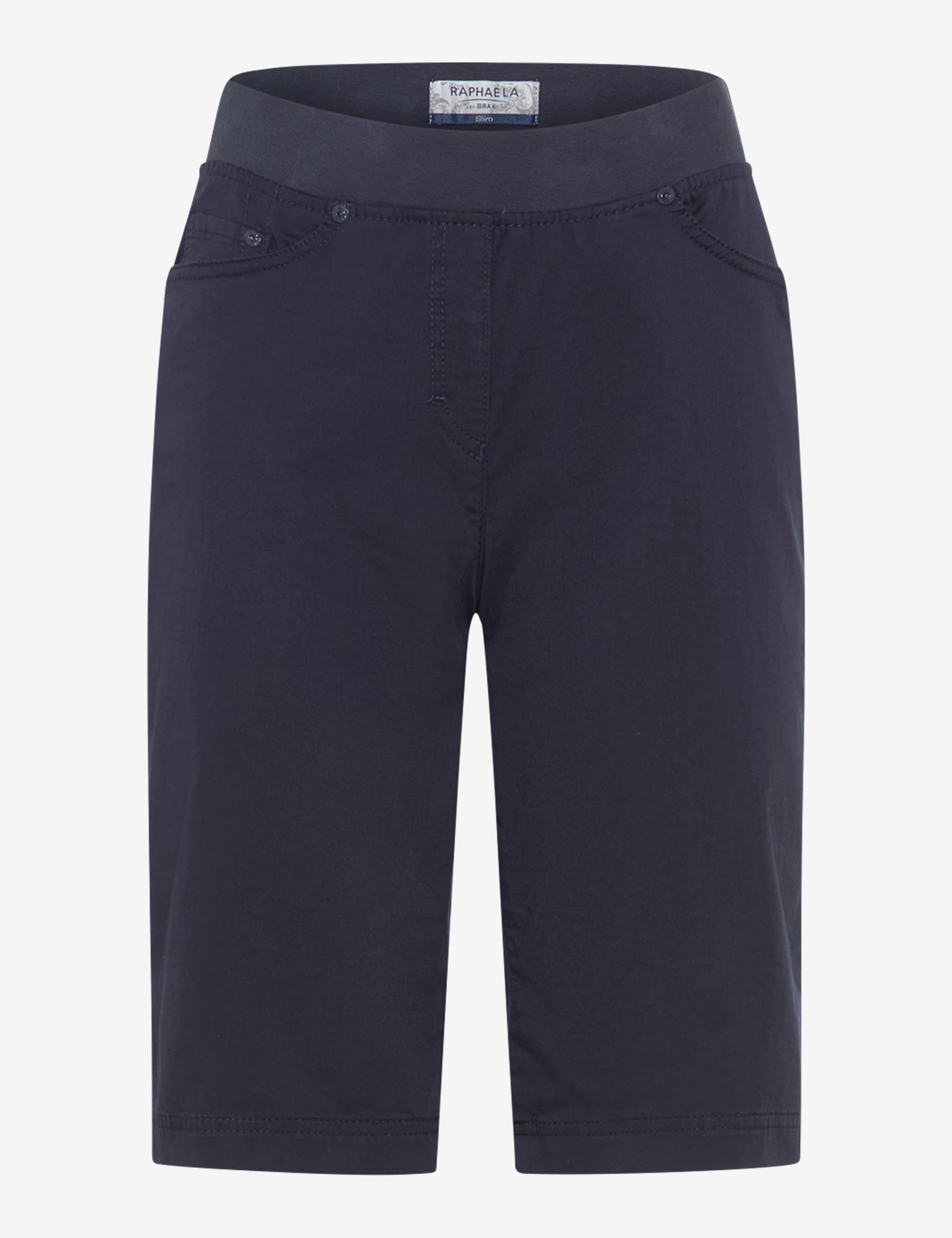 Femme Style PAMINA BERMUDA Bleu Foncé Slim Fit Détourage avant