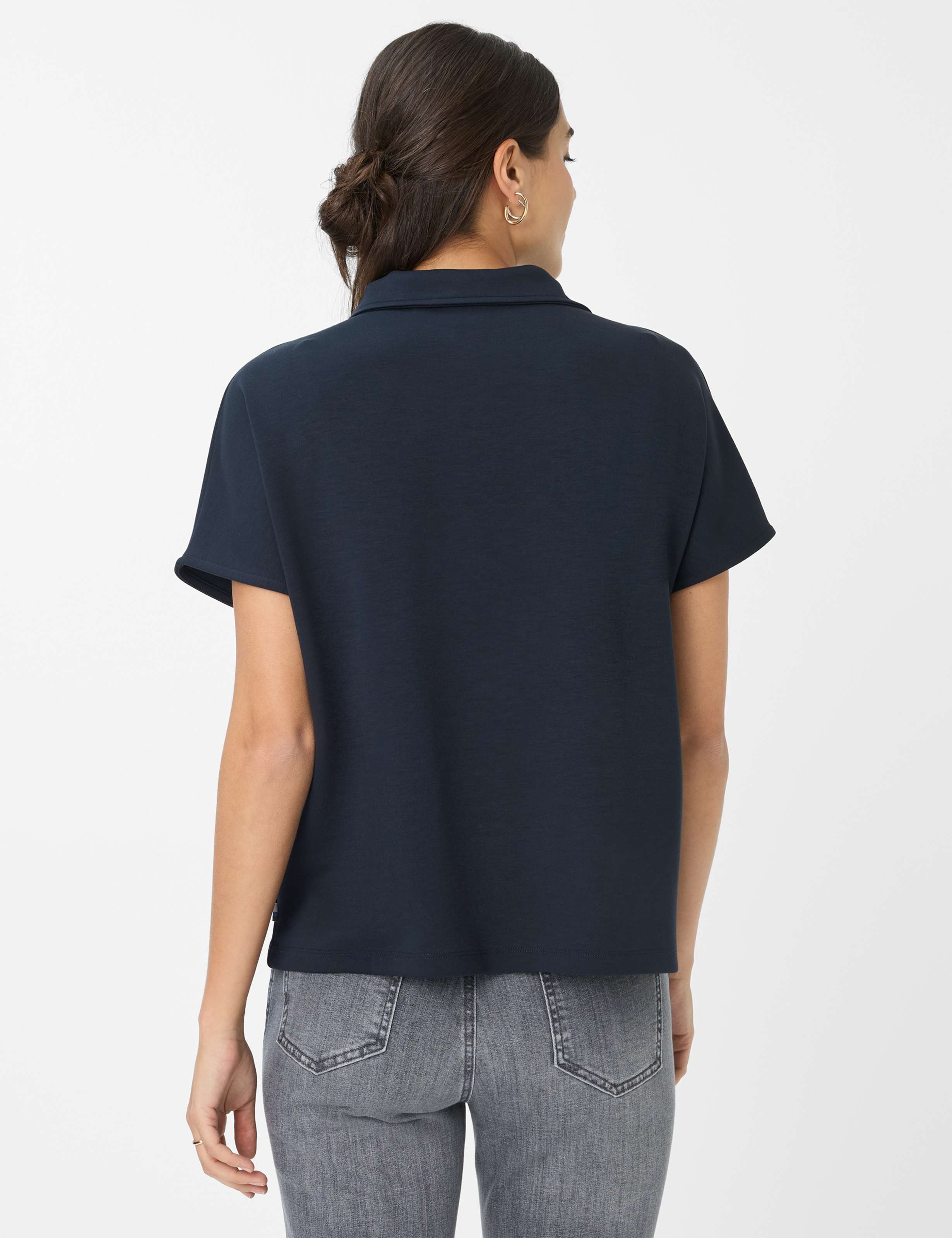 Dames Style BRAIDY S Donkerblauw  Model achterkant