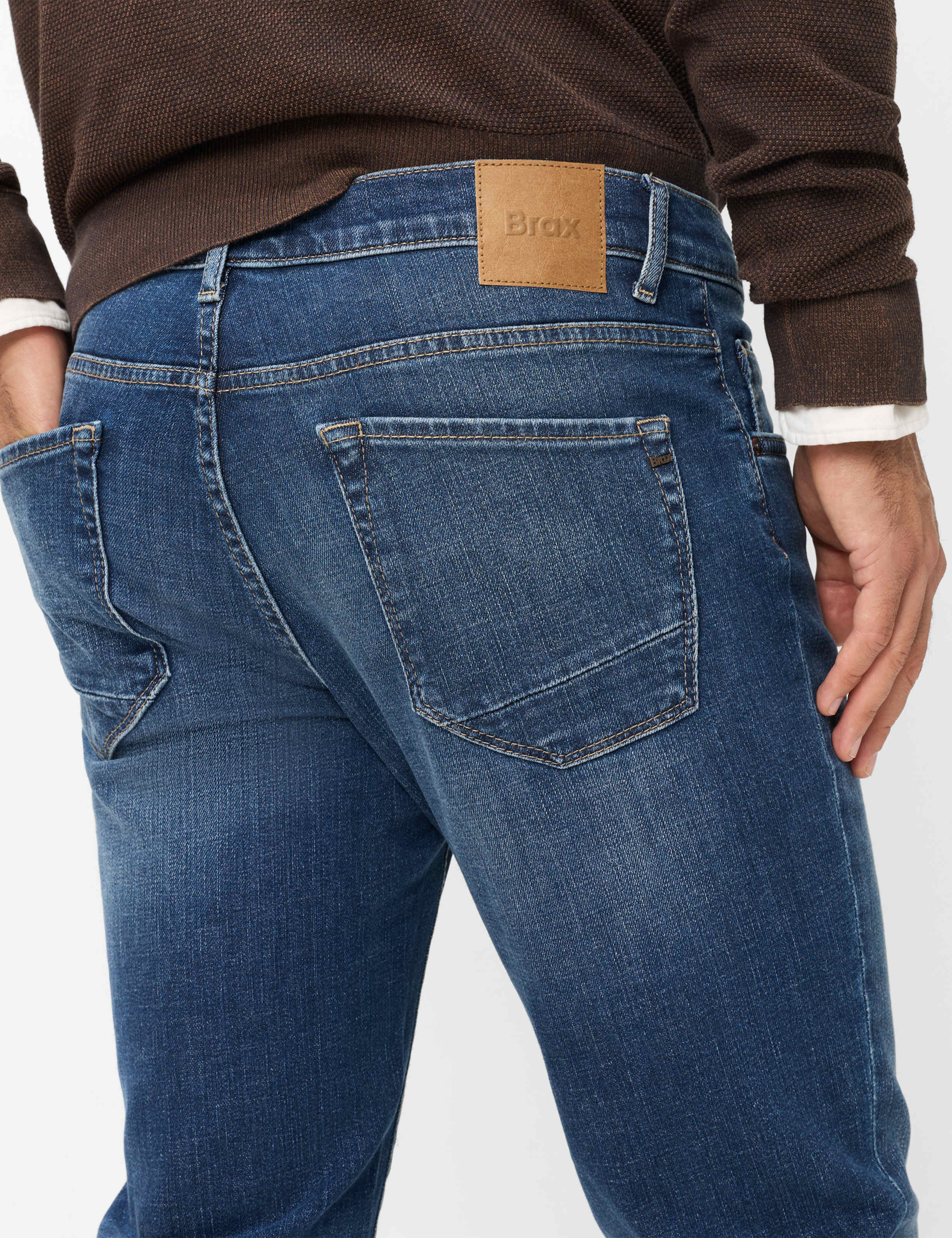 Homme Style CHUCK Denim Bleu Modern Fit Détail 2