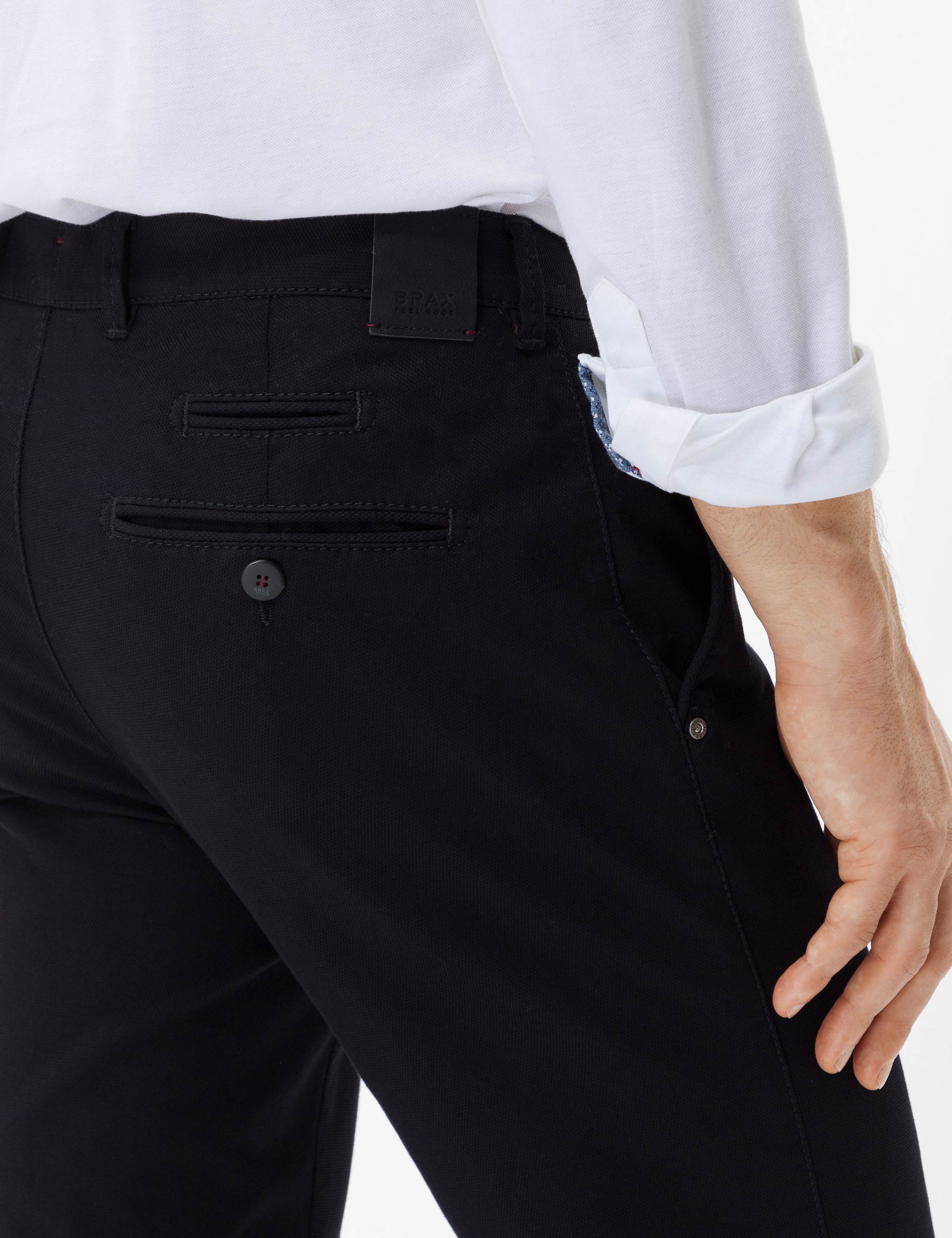 Herren Style FABIO IN Schwarz Modern Fit Detail 1