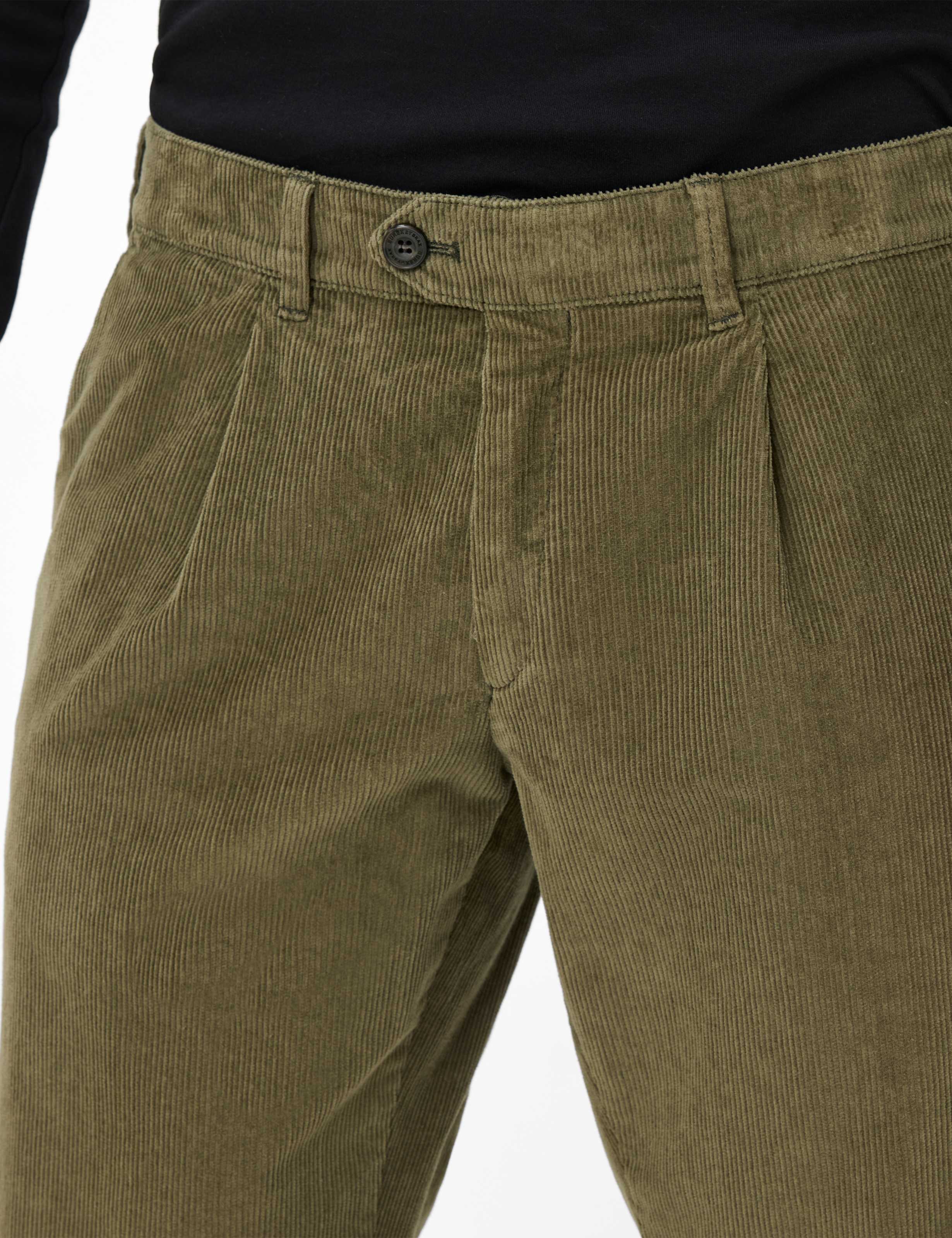 Men Style LUIS Dark Green Regular Fit Detail 2