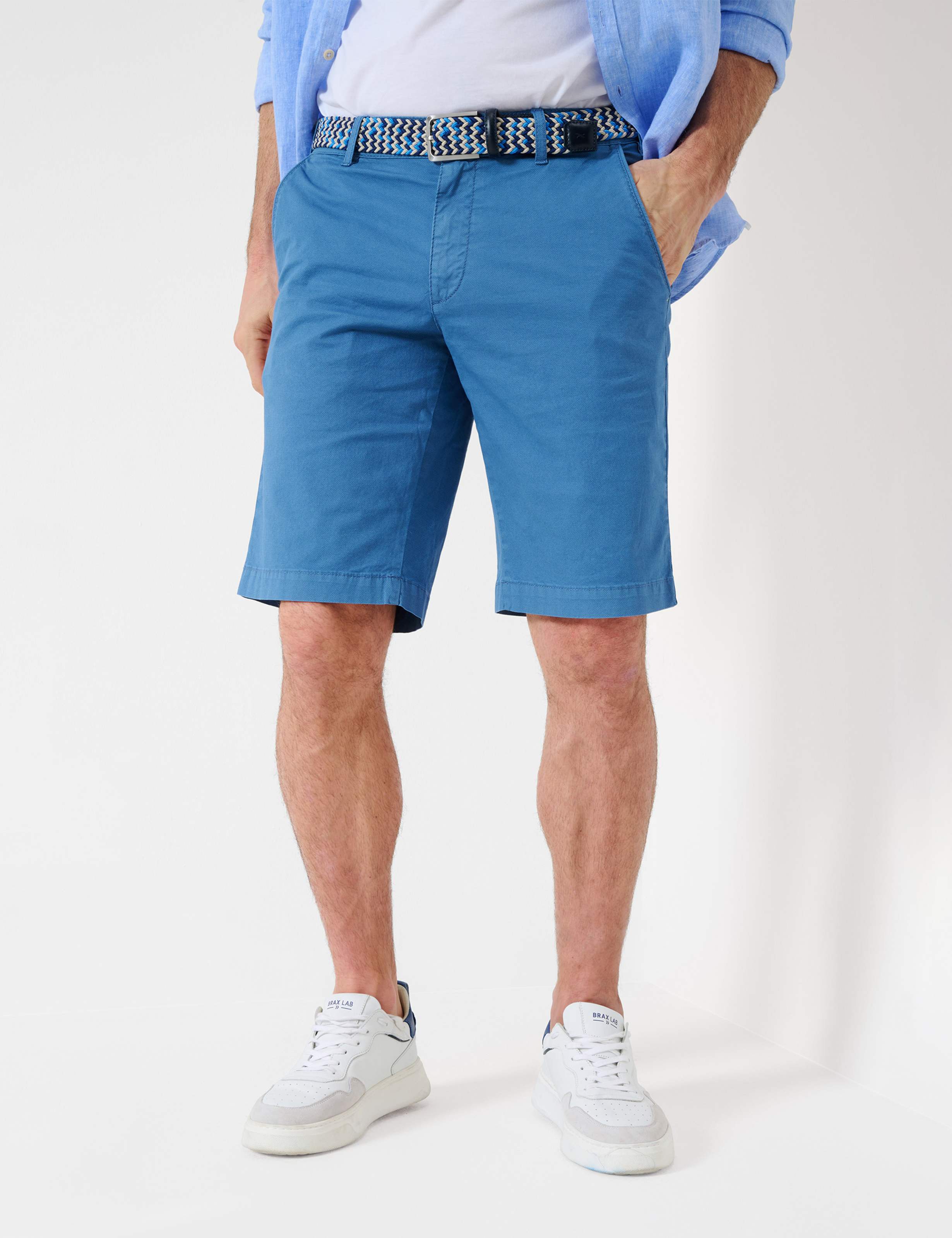 Men Style BURT BLUE Regular Fit Model Front