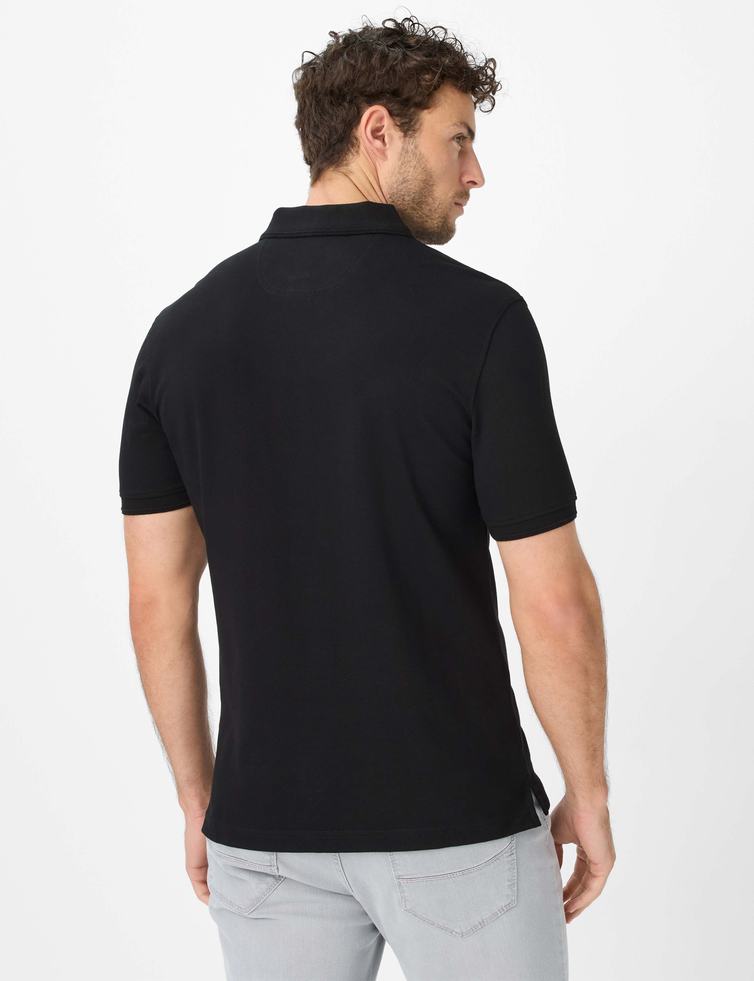Herren Style PETE Perma Schwarz  Model Rueck
